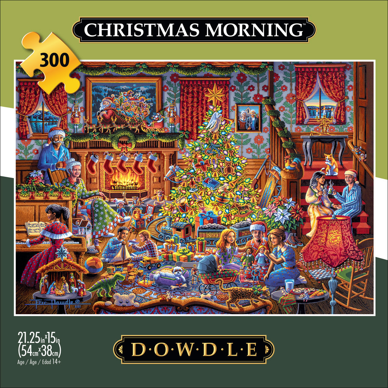 buffalo-games-eric-dowdle-christmas-morning-puzzle-300-teile-weihnachten image 2