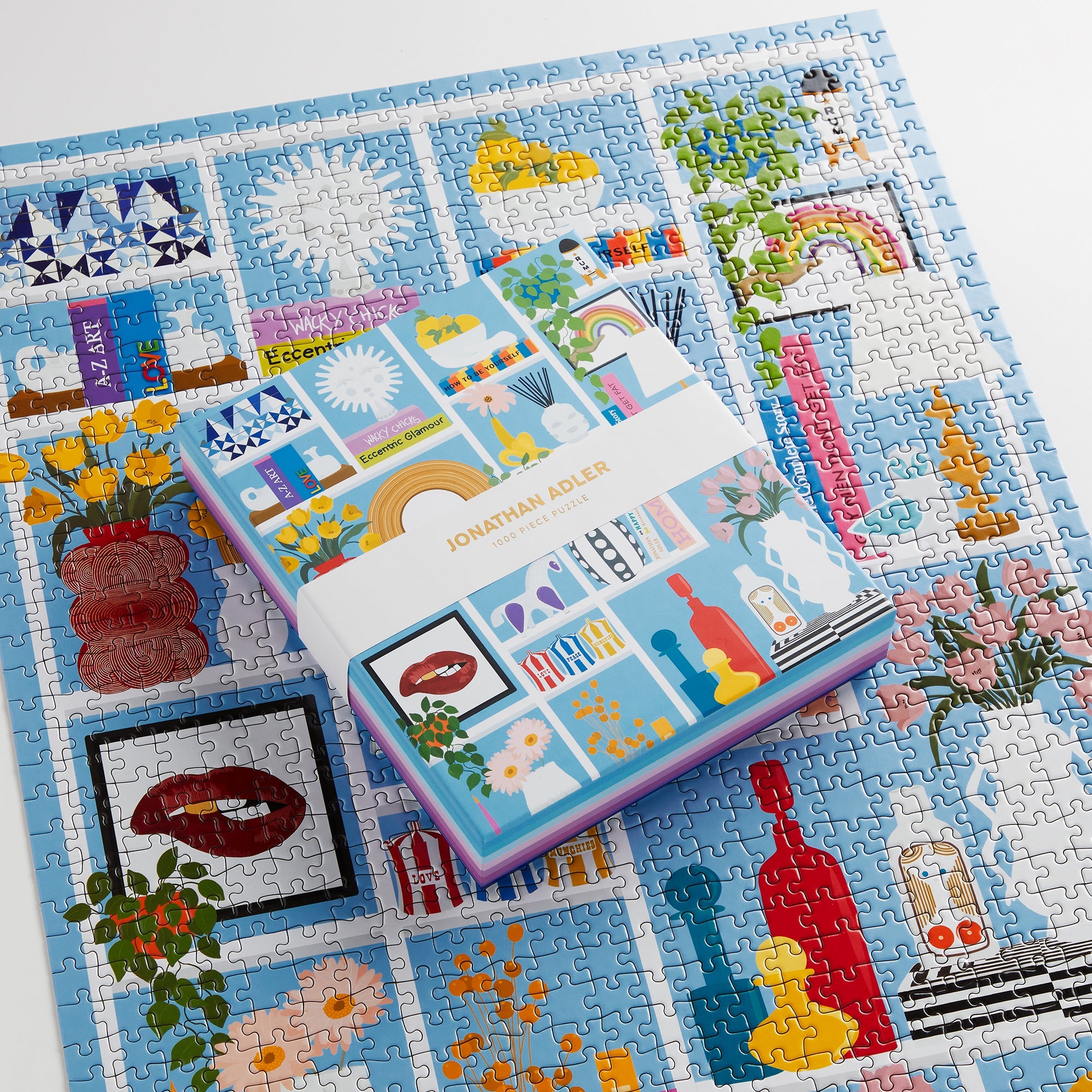 galison-jonathan-adler-shelfie-1000-teile-puzzle-b-cherregal image 8