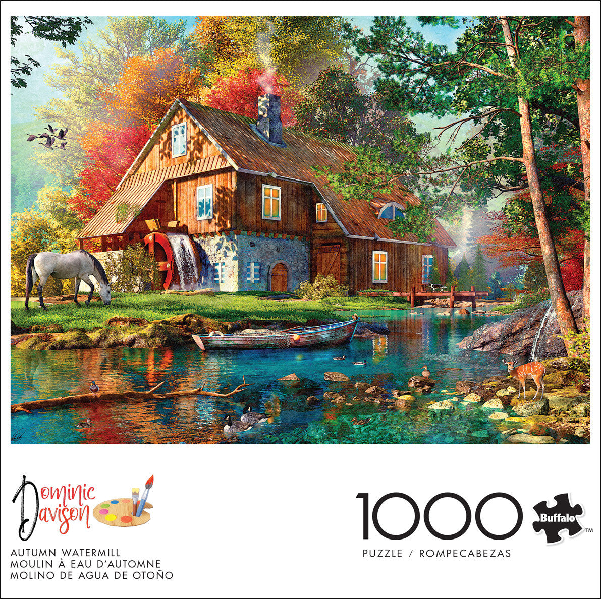 buffalo-games-autumn-watermill-puzzle-1000-teile-m-hle image 2