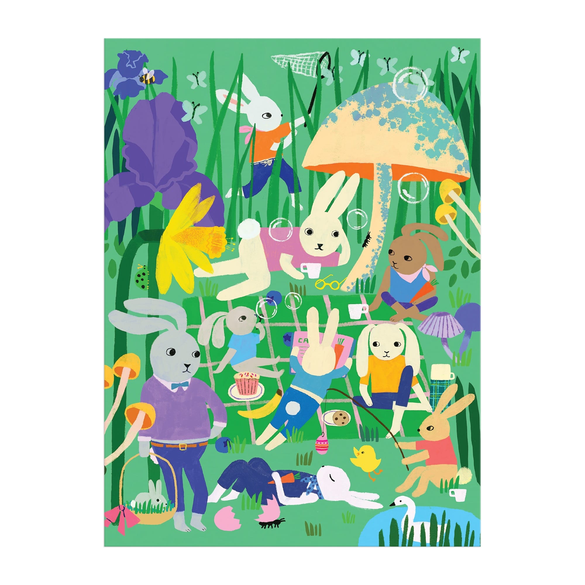 galison-bunny-daydream-puzzle-1000-teile-hase image 5