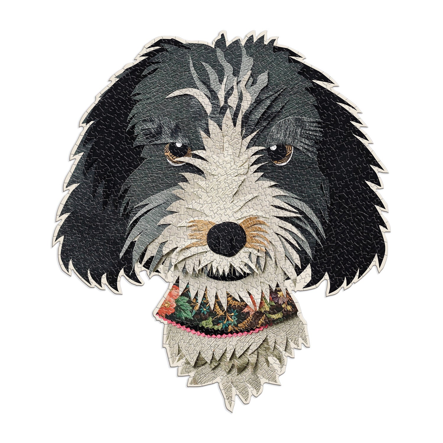 galison-paper-dogs-750-teile-shaped-puzzle-hunde image 2