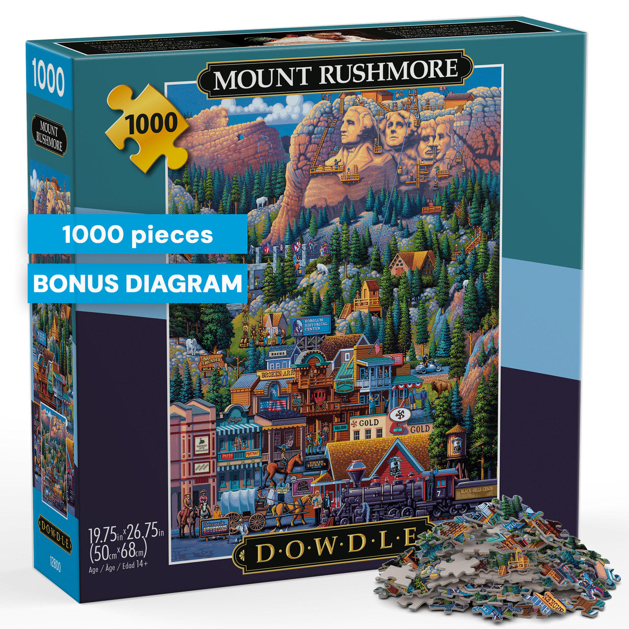 buffalo-games-dowdle-mount-rushmore-puzzle-1000-teile image 1