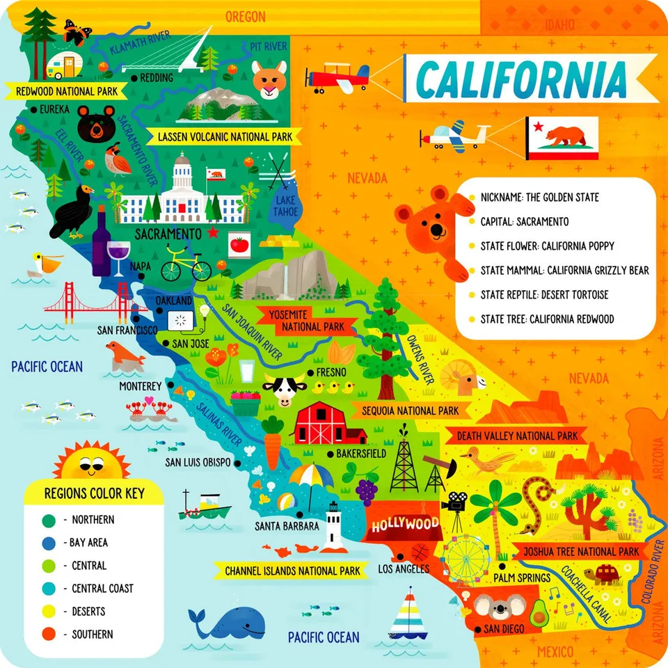 buffalo-games-little-buffalo-california-bodenpuzzle-49-teile image 1