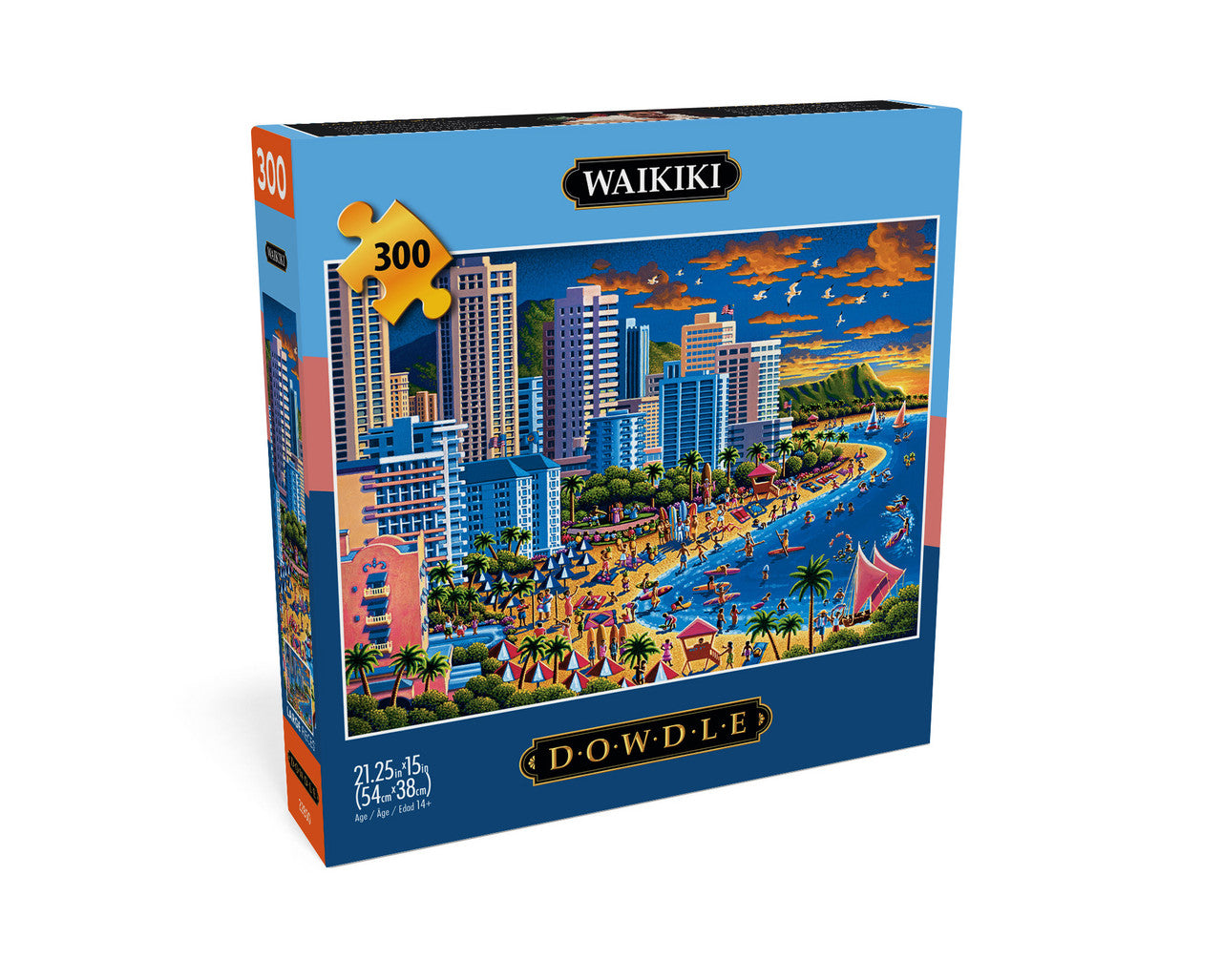 buffalo-games-eric-dowdle-waikiki-puzzle-300-teile-xxl image 4