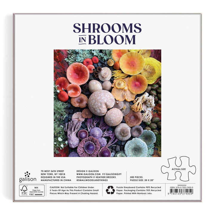 galison-jigsaw-puzzles-shrooms-in-bloom-500-teile-puzzle-pilze image 5