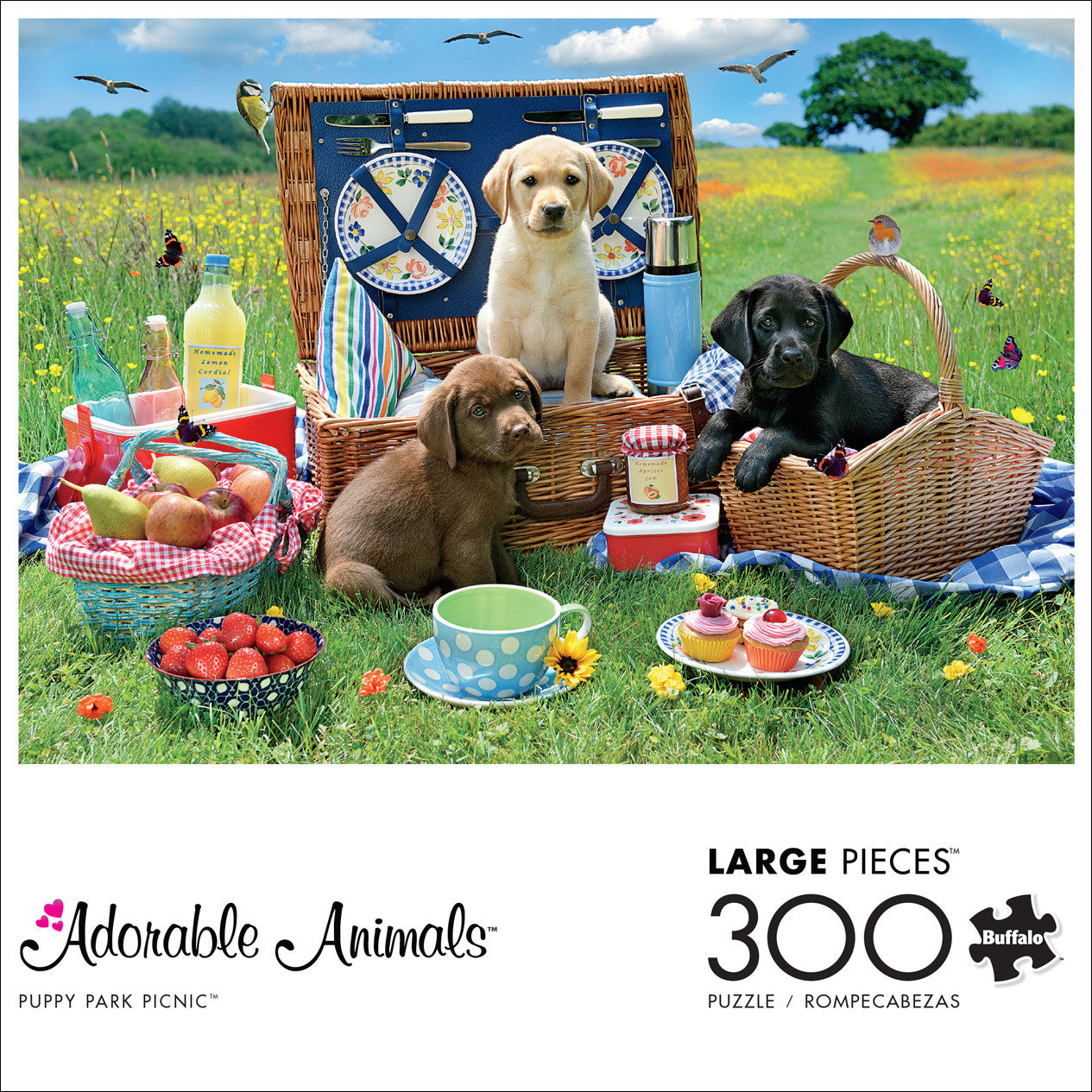 buffalo-games-puppy-park-picnic-300-teile-puzzle-gro-e-teile image 3