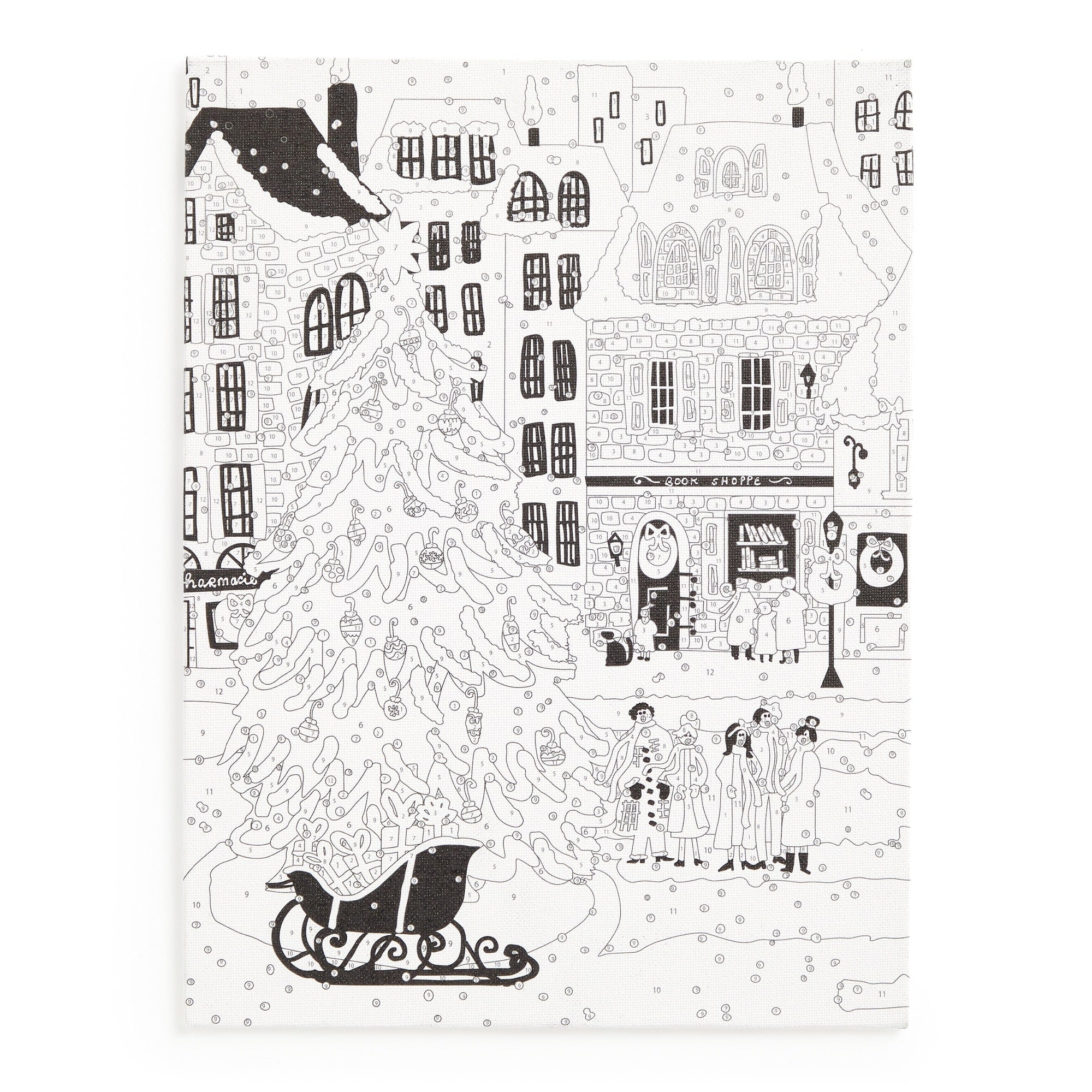 galison-joy-laforme-christmas-malen-nach-zahlen-set-23x30-cm image 5