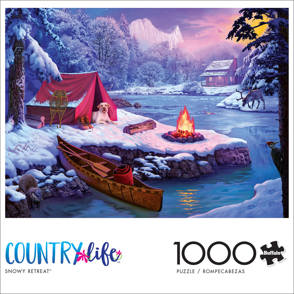buffalo-games-jigsaw-puzzles-snowy-retreat-1000-teile-puzzle-winter image 3