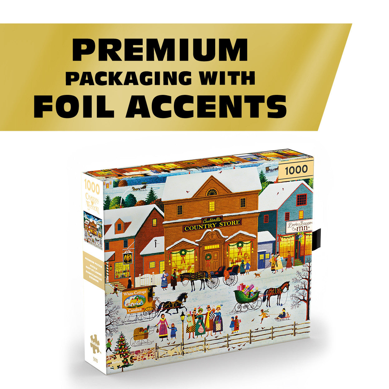 buffalo-games-wysocki-cauldwell-s-country-store-puzzle-1000-teile-winter image 1