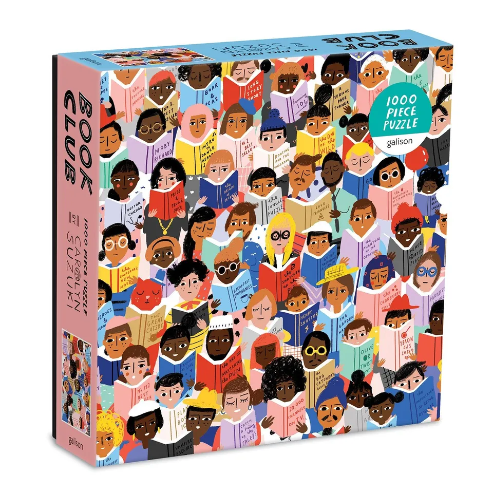 galison-jigsaw-book-club-puzzle-1000-teile-b-cher-motiv image 1