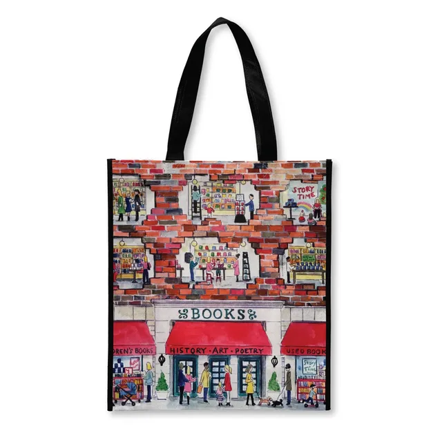 galison-michael-storrings-bookstore-einkaufstasche-stoff image 1