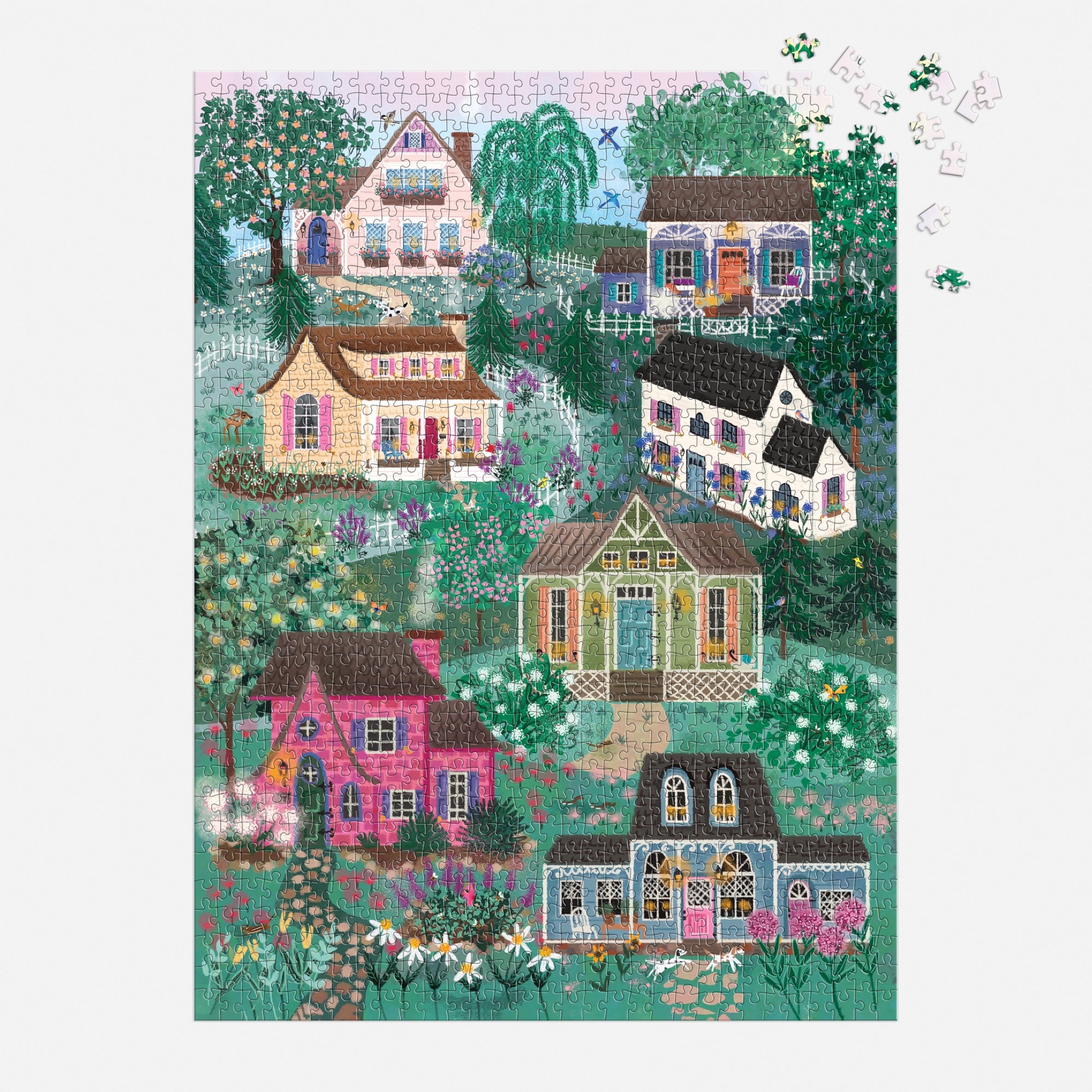 galison-cottage-hills-1000-teile-puzzle-blumenh-user image 4