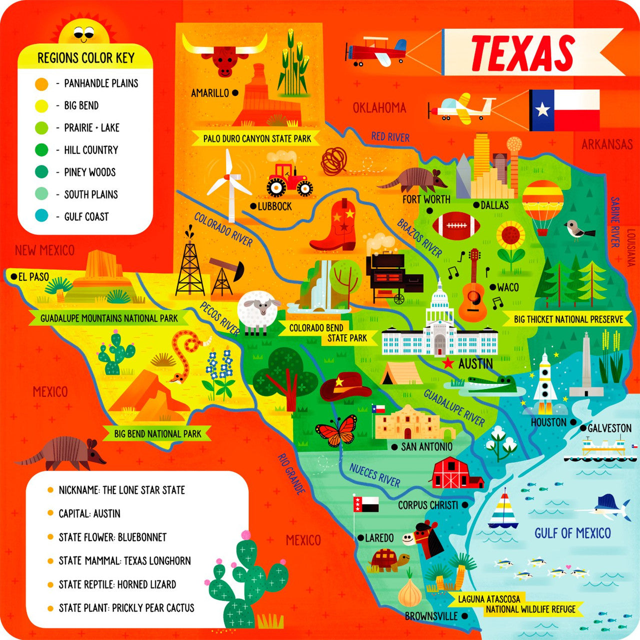 buffalo-games-texas-49-teile-kinderpuzzle-bodenpuzzle image 1