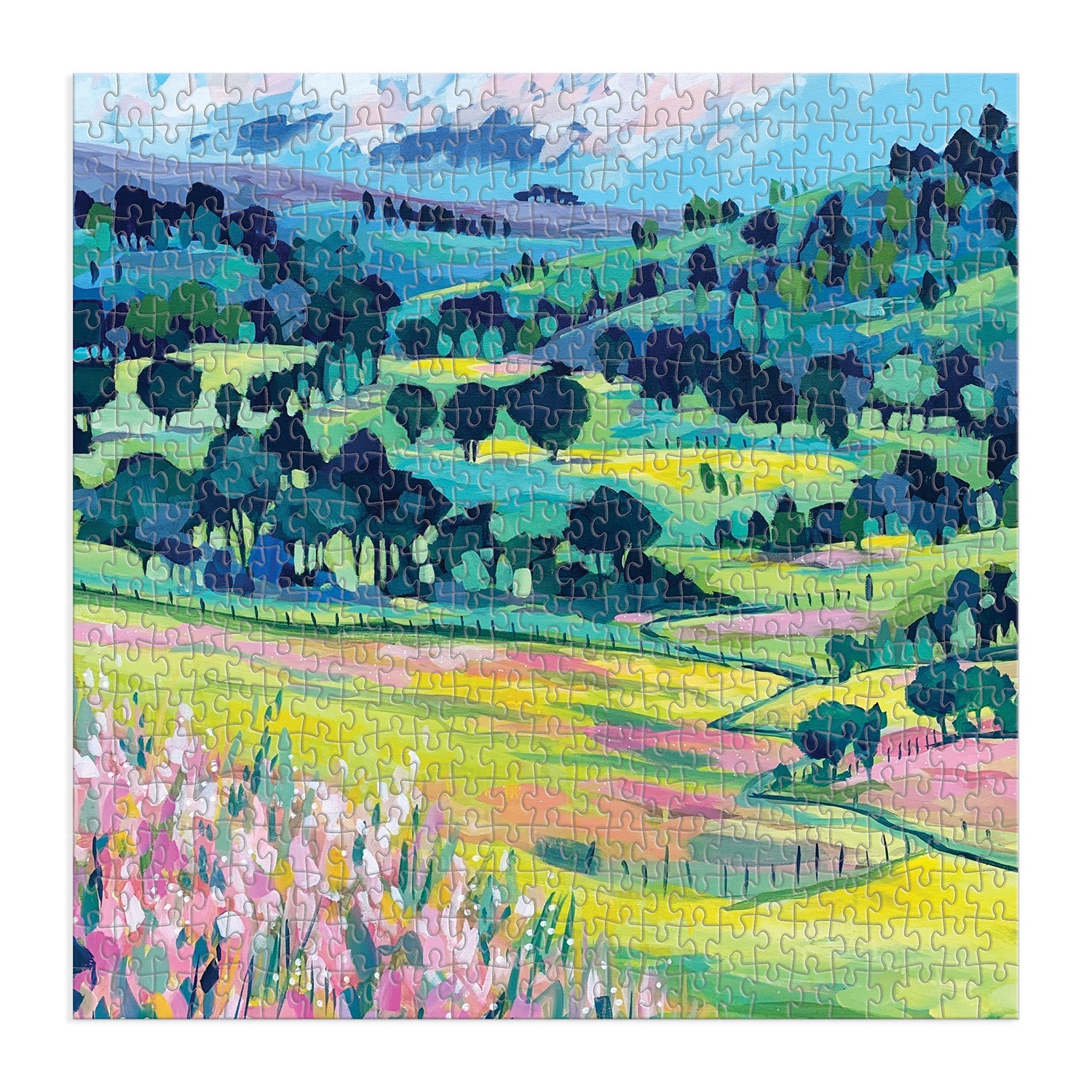 galison-painted-hills-puzzle-500-teile-landschaft-quadratisch image 3