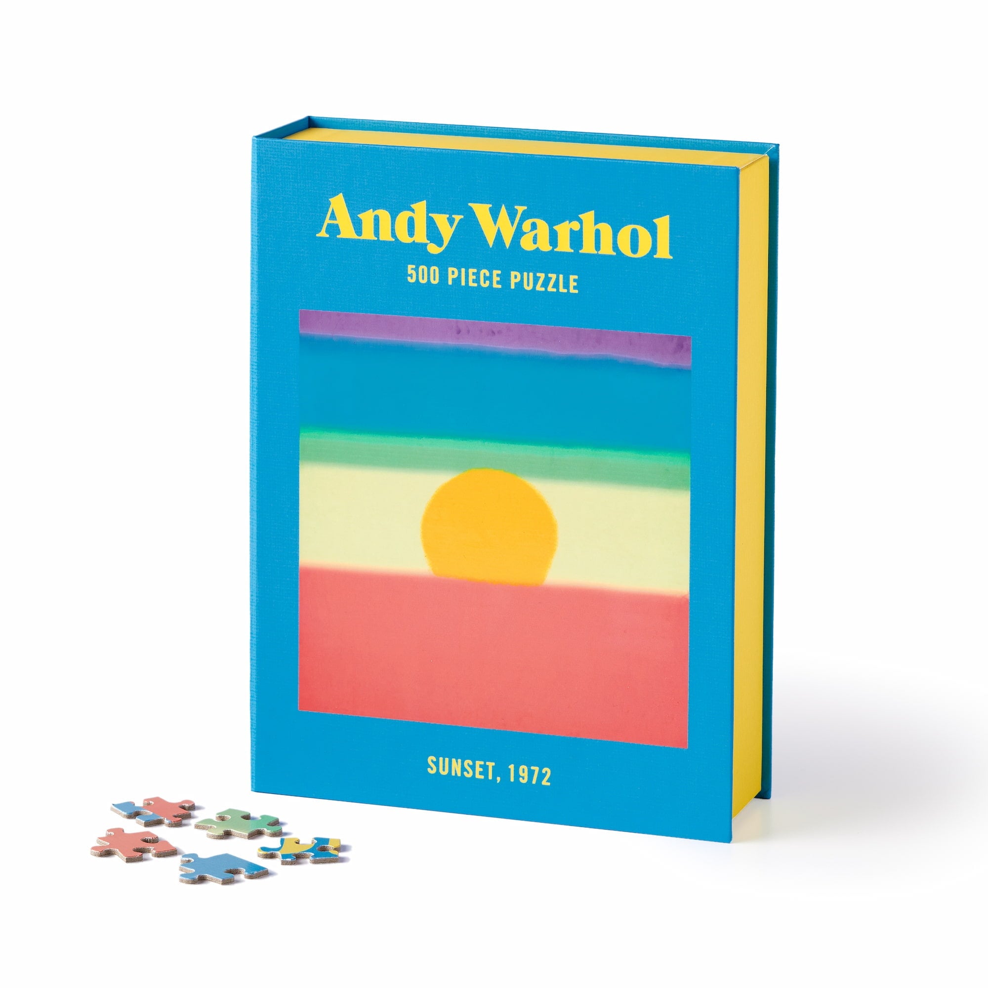 galison-andy-warhol-sunset-puzzle-500-teile-buchbox image 1