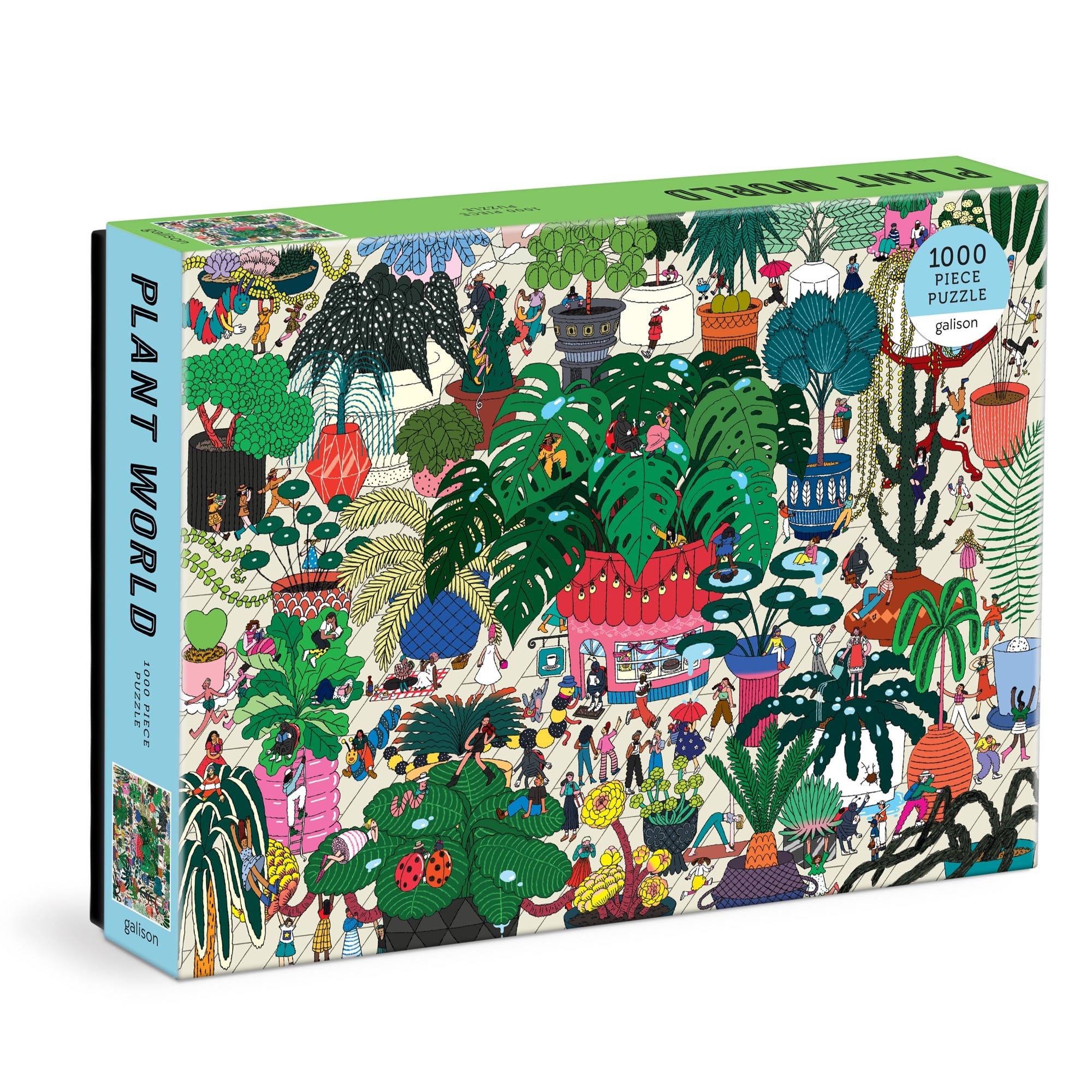 galison-plant-world-1000-teile-puzzle-pflanzenmotiv-27x20 image 1
