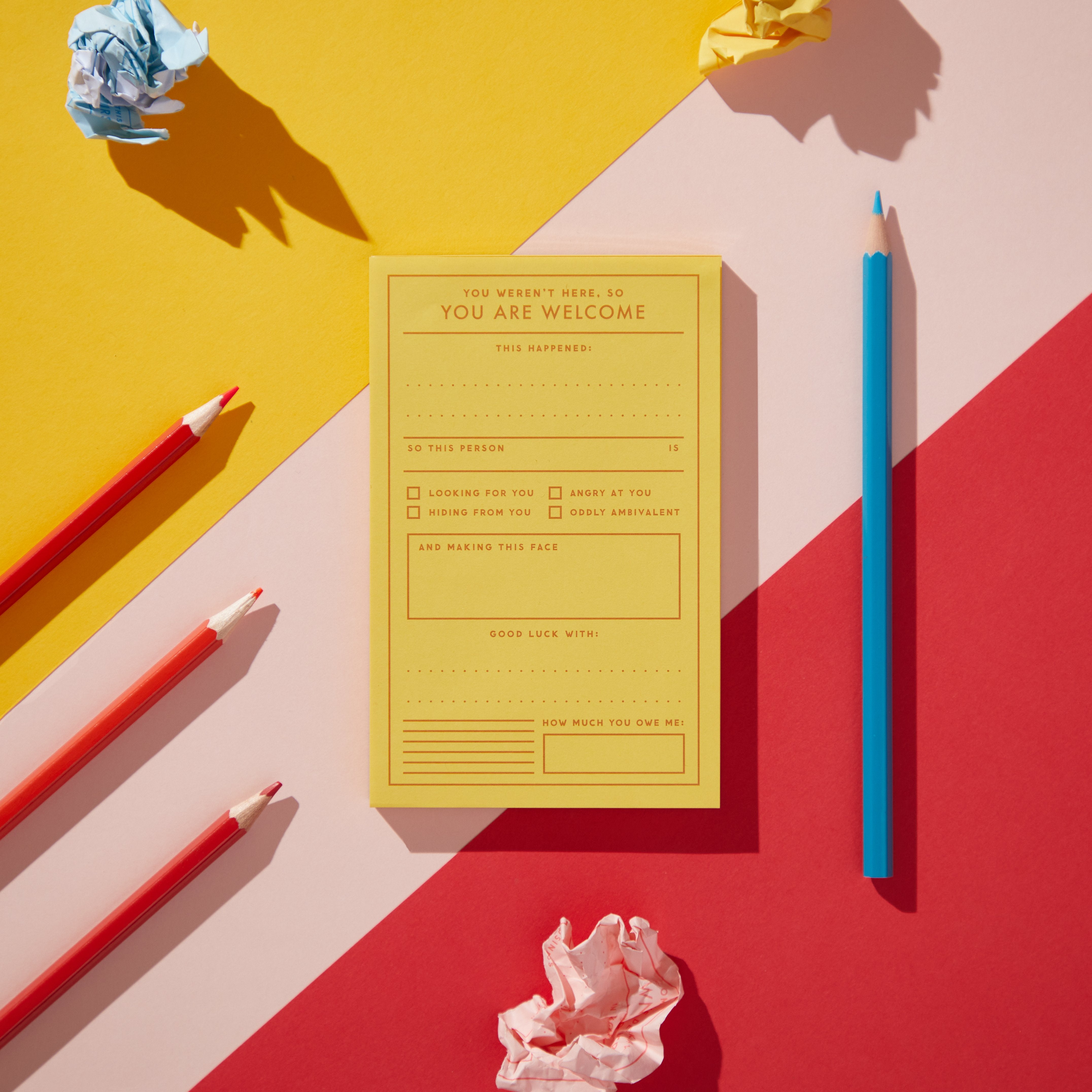 galison-you-are-welcome-memoblock-gelb-75-blatt image 2