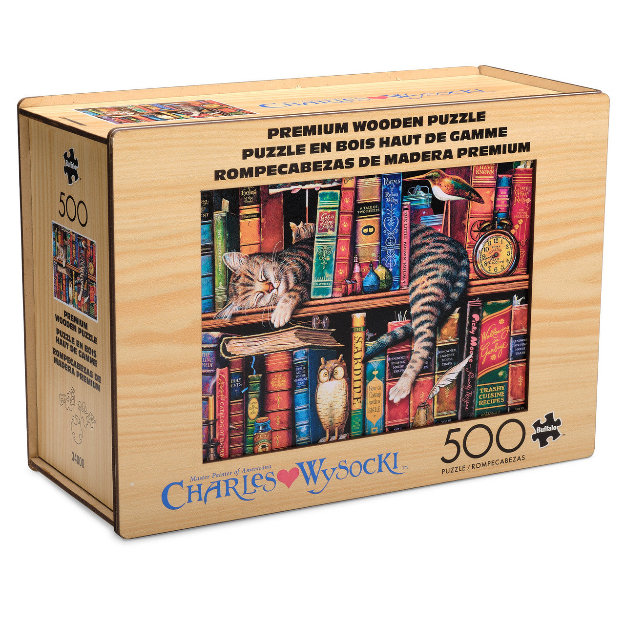 buffalo-games-wood-frederick-the-literate-puzzle-500-teile-whimsy-holz image 6