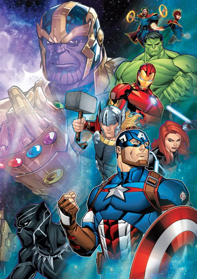 buffalo-games-thanos-vs-avengers-puzzle-500-teile-marvel image 1