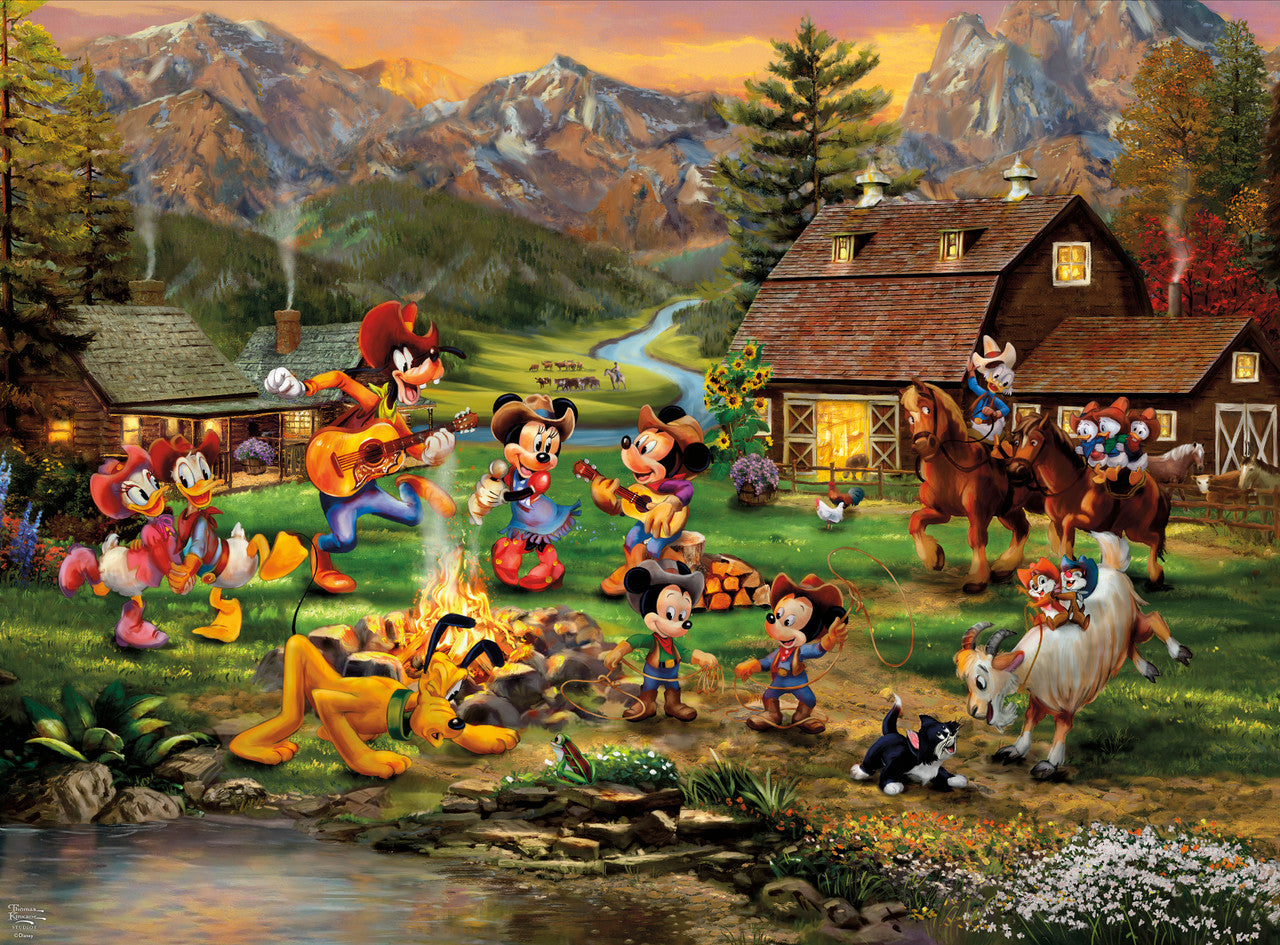 buffalo-games-kinkade-mickey-minnie-puzzle-1000-teile image 4