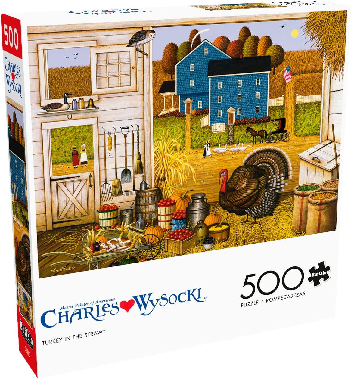 buffalo-games-turkey-in-the-straw-puzzle-500-teile-americana image 3