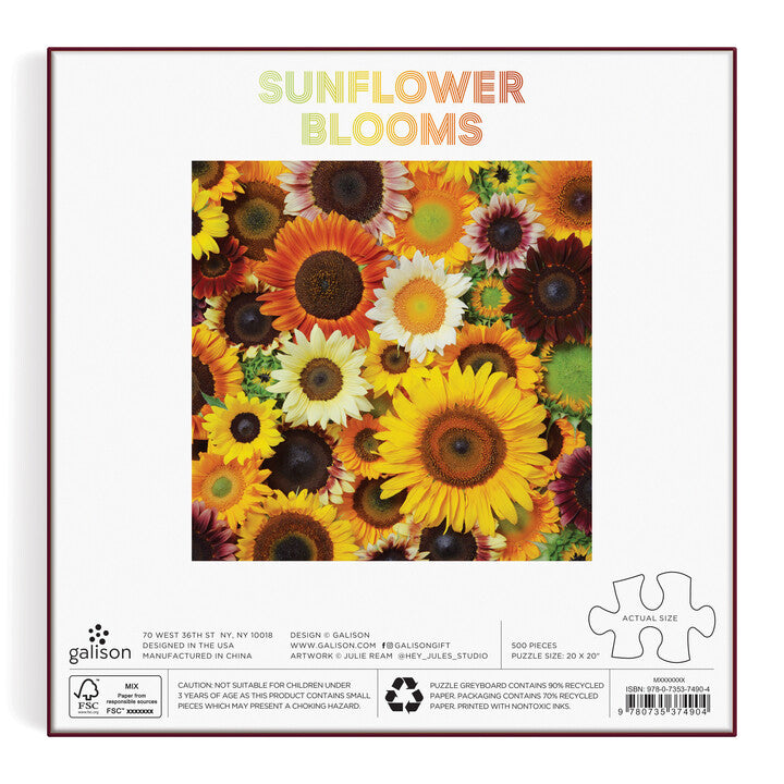 galison-sunflower-blooms-500-teile-puzzle-20x20-zoll image 5
