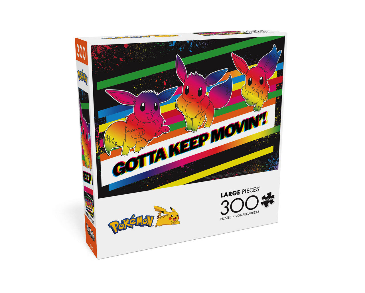 buffalo-games-jigsaw-puzzles-pok-mon-gotta-keep-movin-puzzle-300-teile-eevee image 2