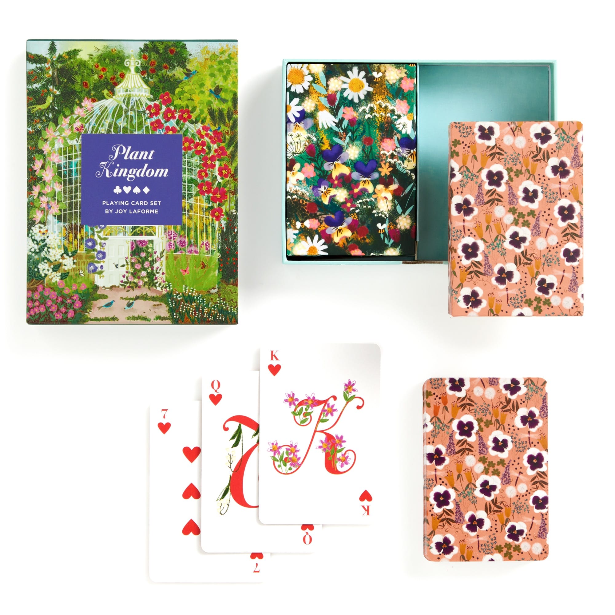galison-joy-laforme-plant-kingdom-spielkarten-set-2-decks image 3