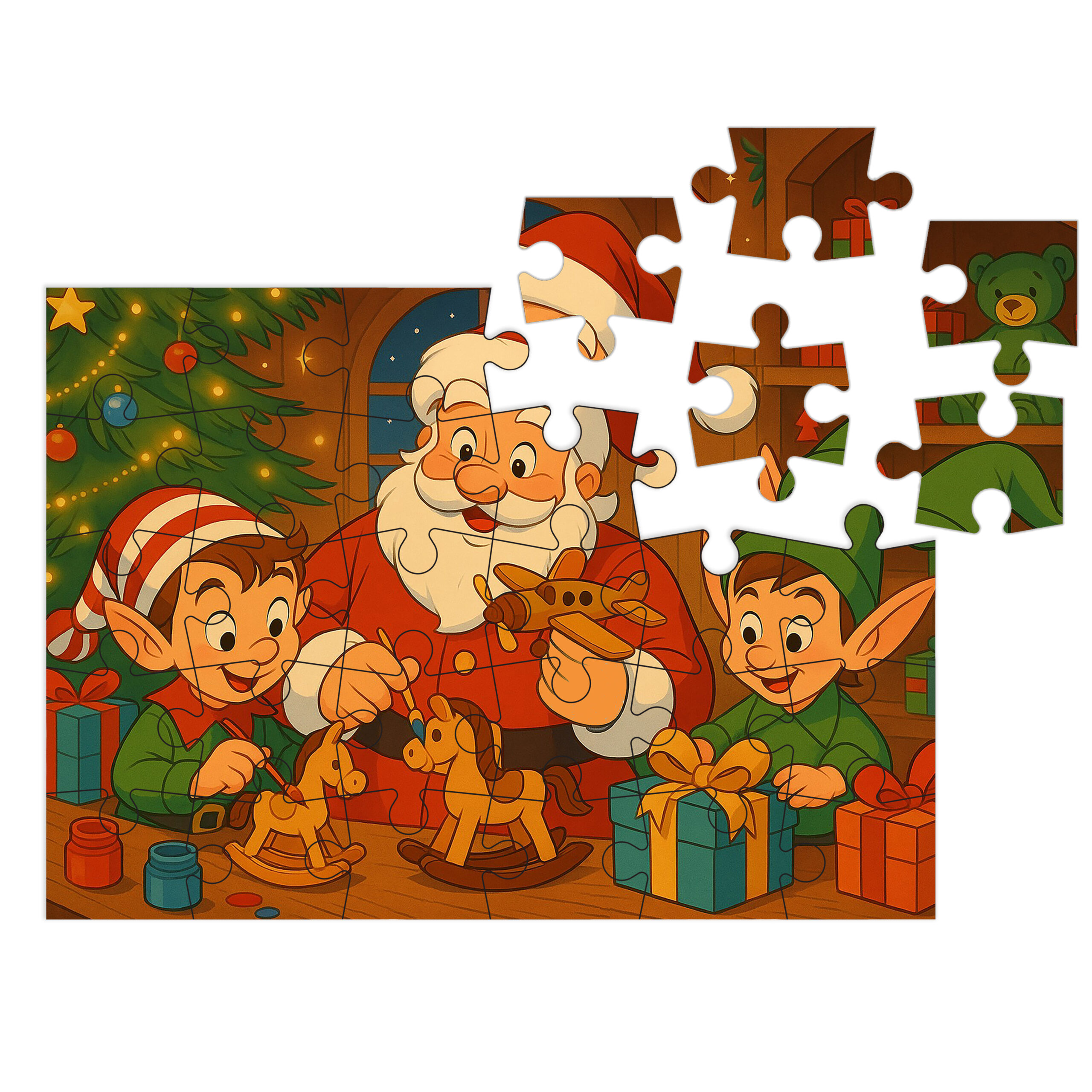 multigra-christmas-werkstatt-holz-actually-kartonpuzzle-30-teile-weihnacht image 1
