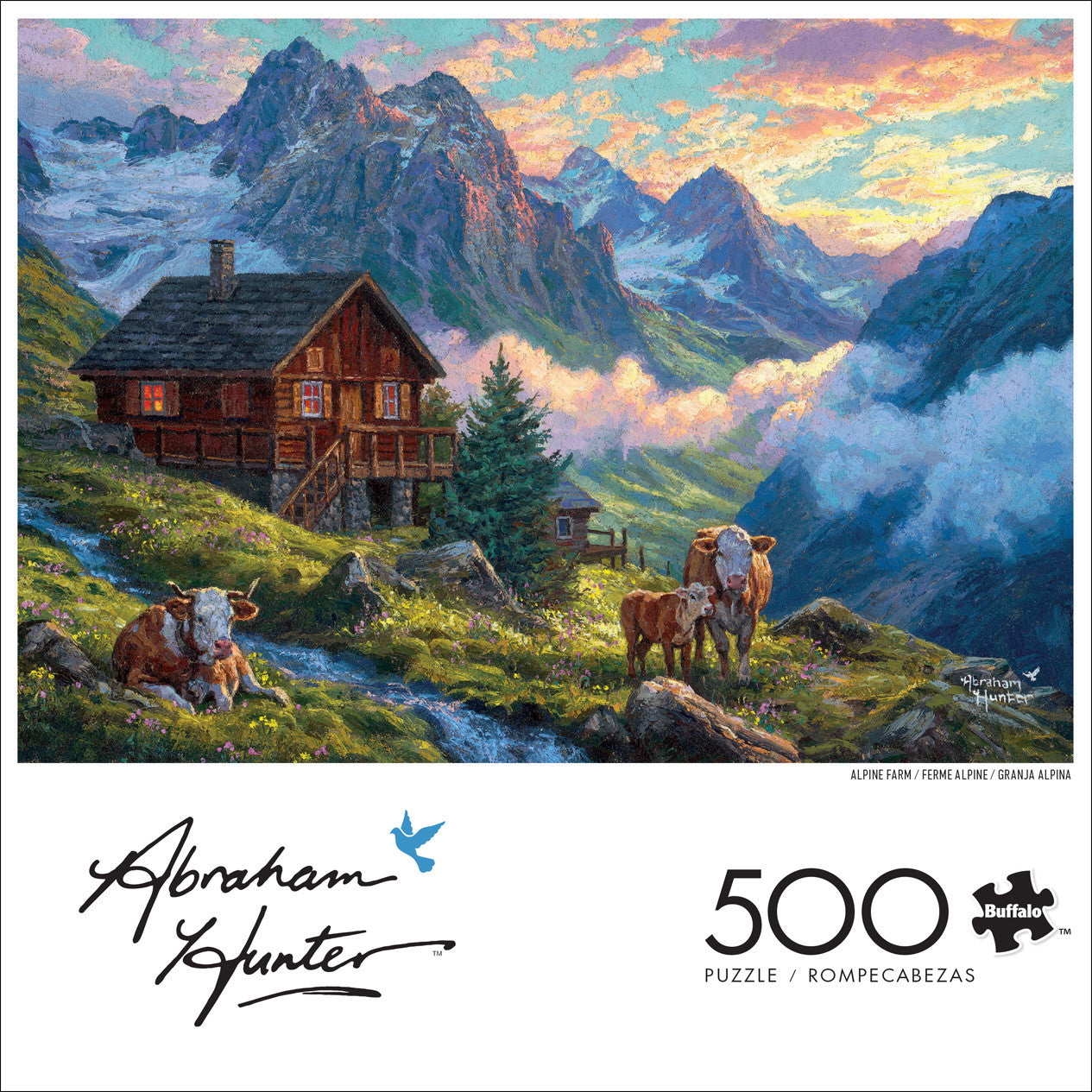 buffalo-games-abraham-hunter-alpine-farm-puzzle-500-teile image 2