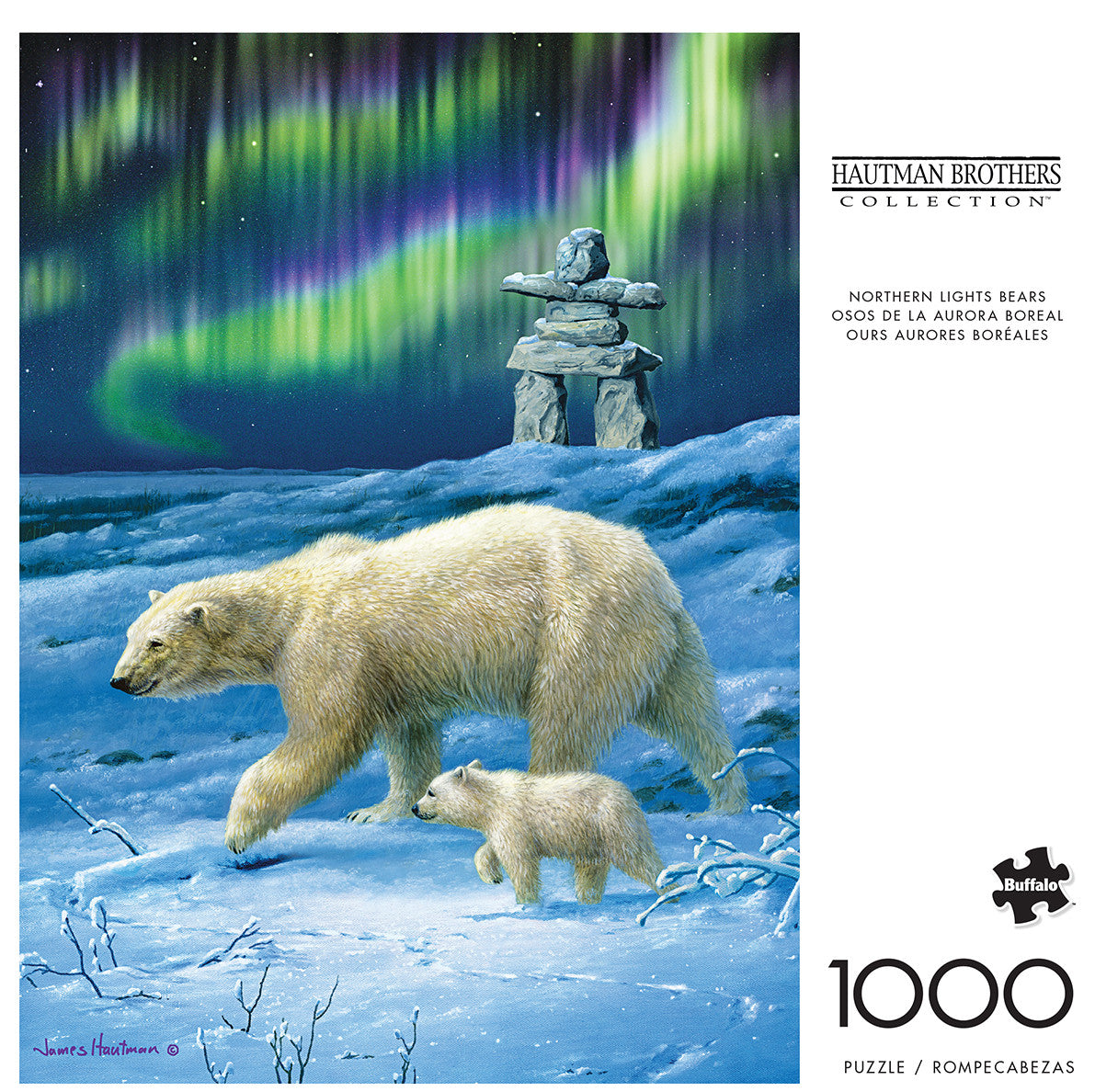 buffalo-games-hautman-northern-lights-bears-puzzle-1000-teile image 2