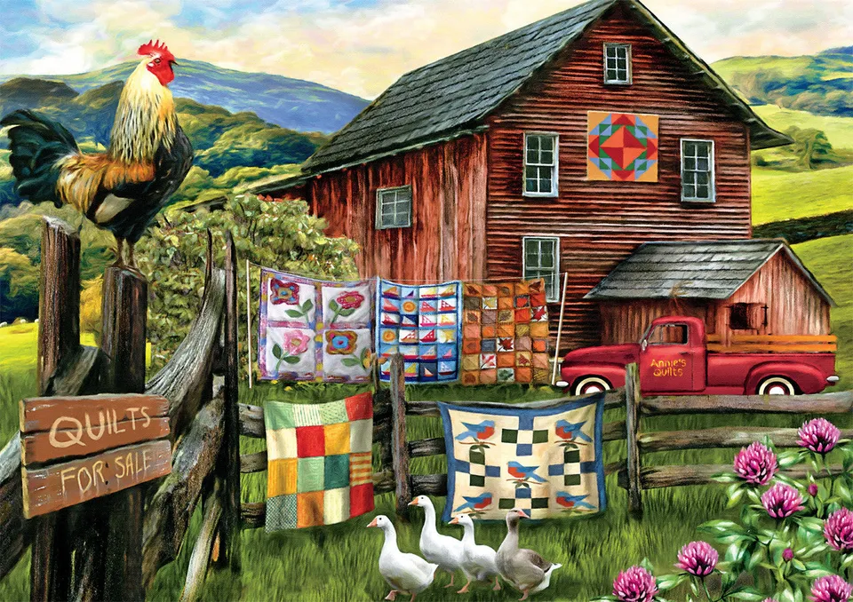 buffalo-games-a-little-bit-of-heaven-puzzle-500-teile-scheune image 1