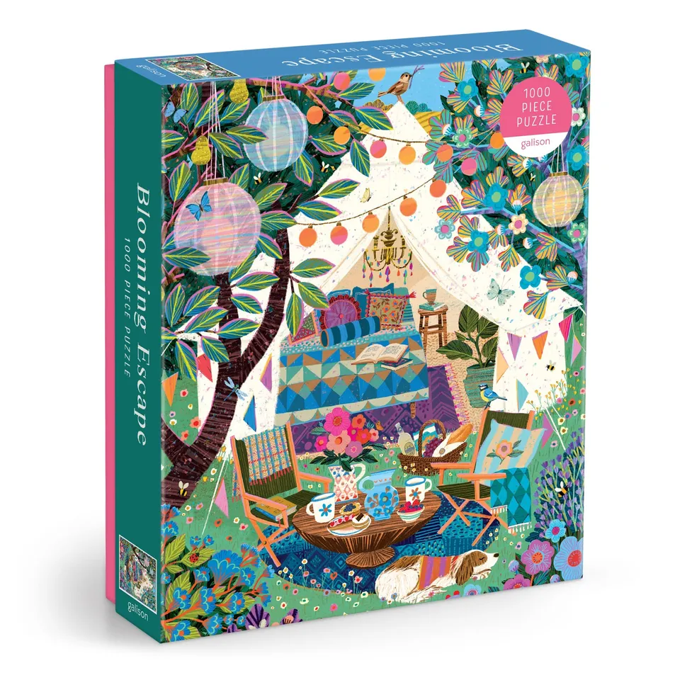 galison-blooming-escape-puzzle-1000-teile-victoria-ball image 1