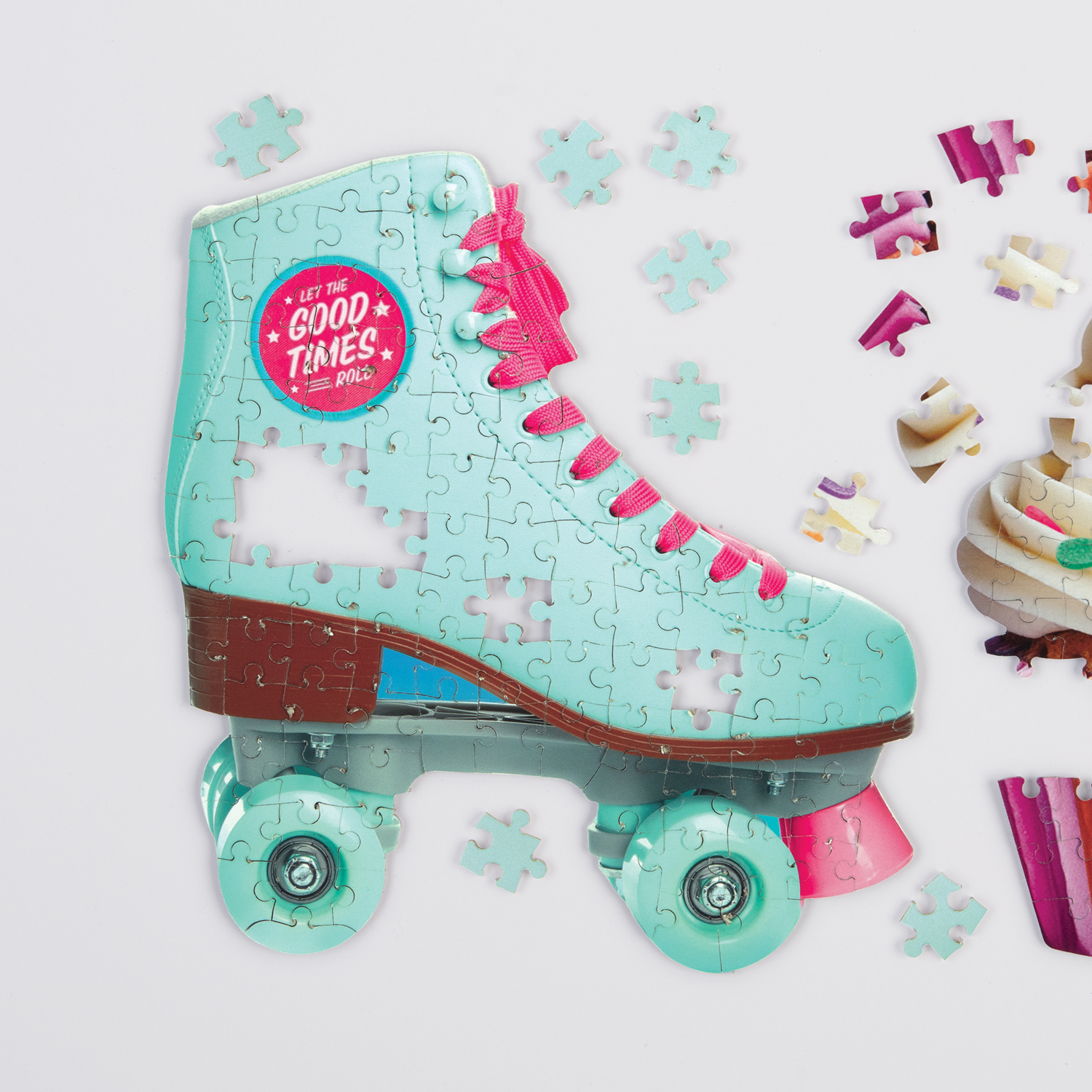 galison-let-the-good-times-roll-puzzle-100-teile-rollschuh image 5