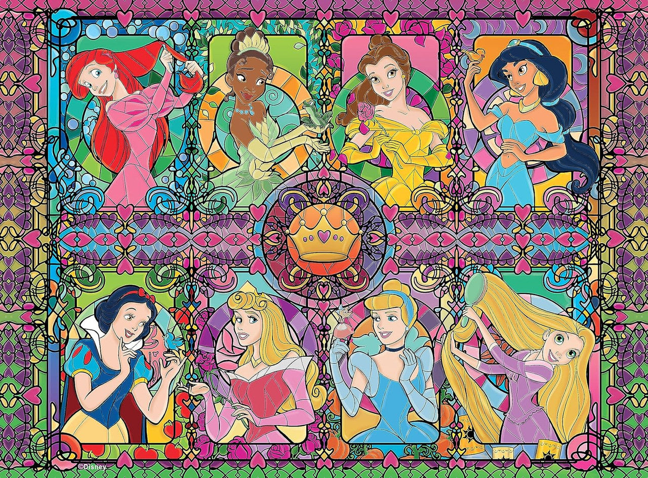 buffalo-games-stained-glass-princess-puzzle-1000-teile-disney image 2