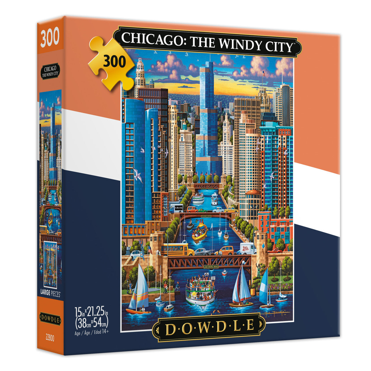 buffalo-games-chicago-windy-city-puzzle-300-teile-skyline image 3