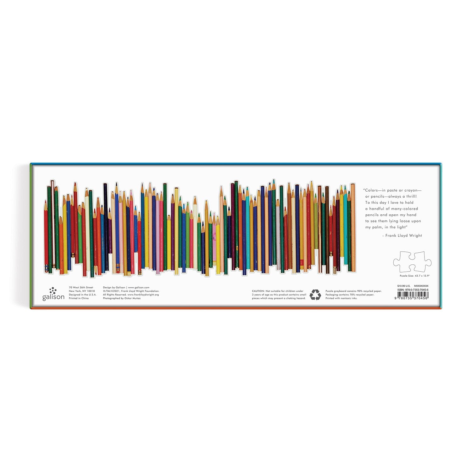 galison-wright-colored-pencils-puzzle-1000-teile-panorama image 6