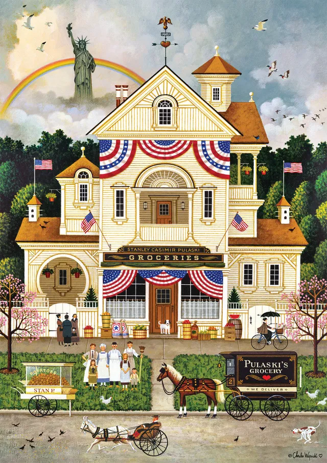 buffalo-games-wysocki-lady-liberty-puzzle-500-teile-americana image 1