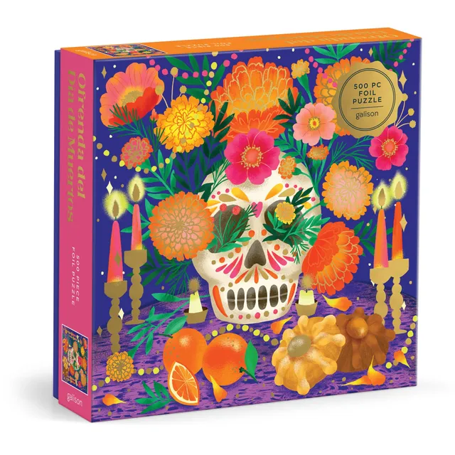 galison-ofrenda-del-d-a-de-muertos-500-teile-foil-puzzle image 1