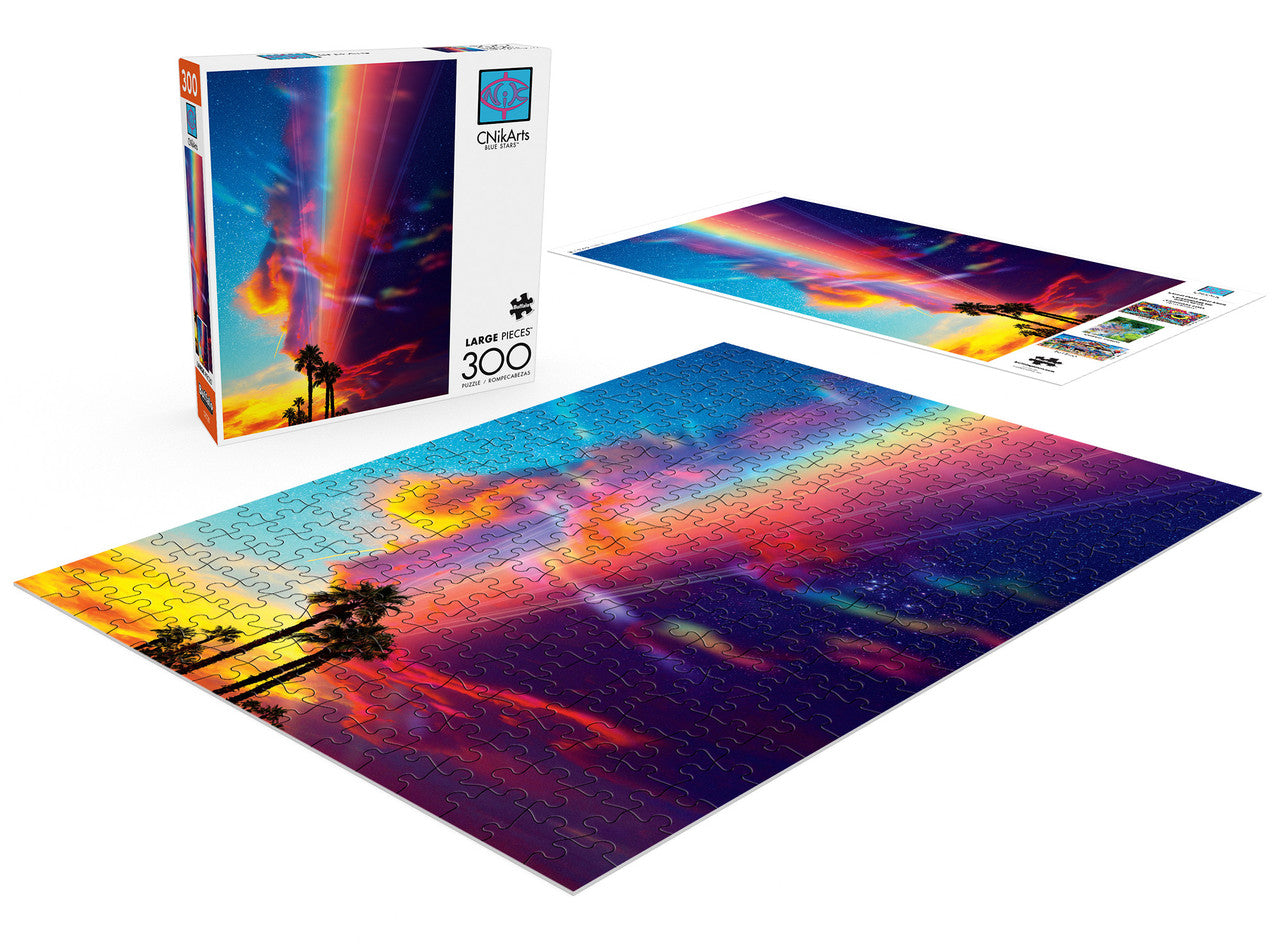 buffalo-games-vivid-blue-stars-puzzle-300-teile-palmen-gro image 2