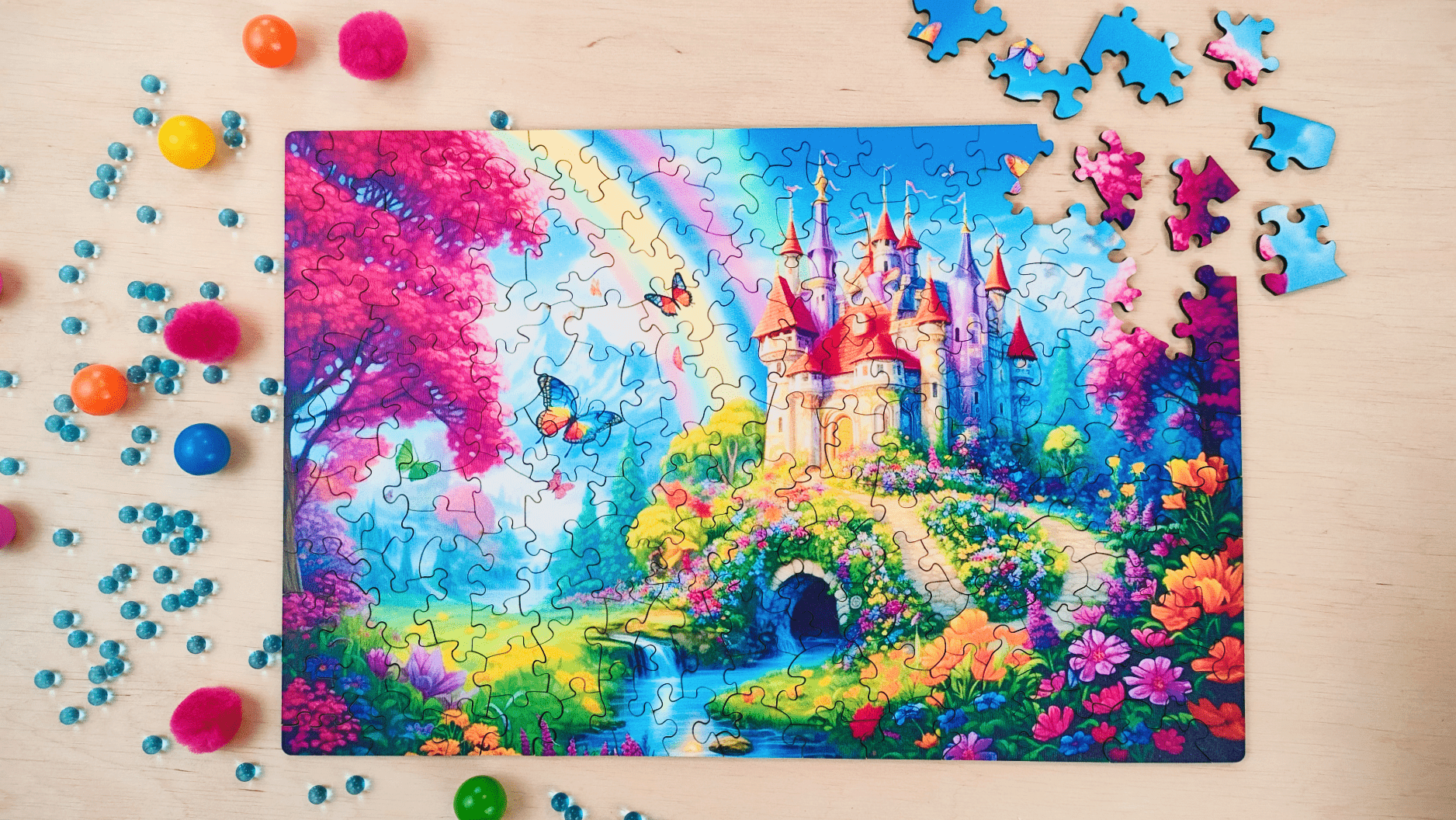 milliwood-galaxies-magic-castle-holzpuzzle-150-teile-schloss image 3