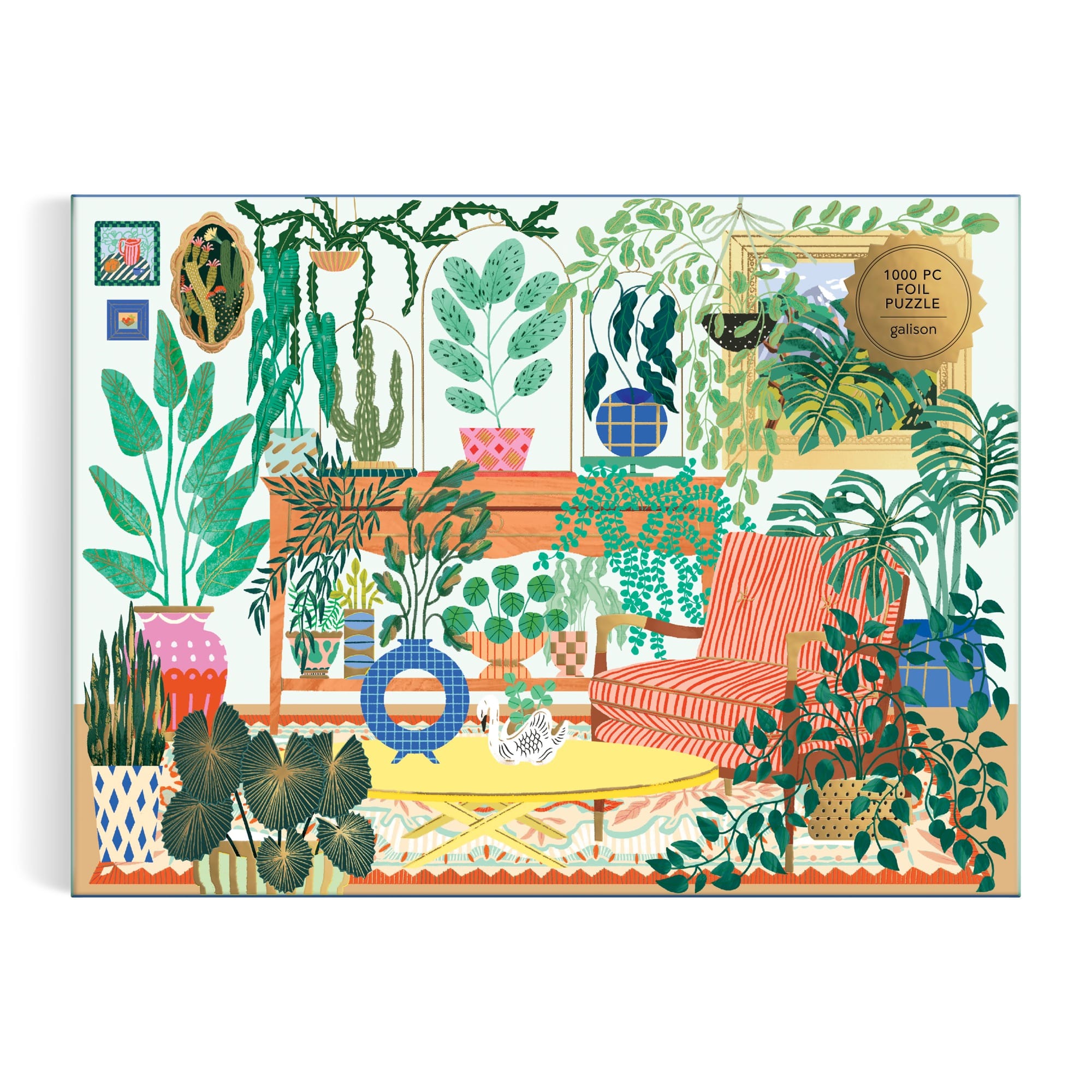 galison-houseplant-haven-1000-teile-puzzle-folie-pflanzen image 2