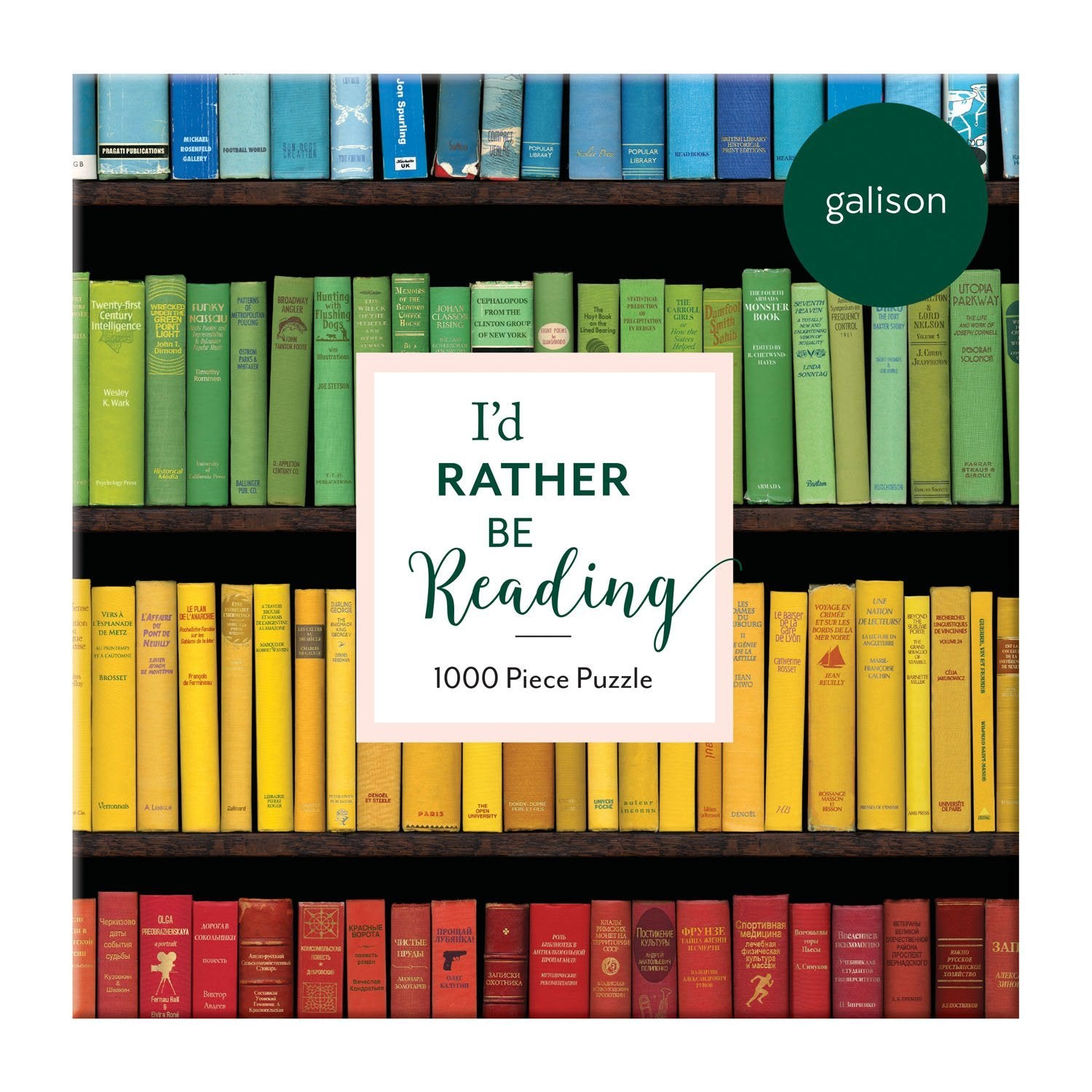galison-i-d-rather-be-reading-1000-teile-puzzle-b-cher image 3