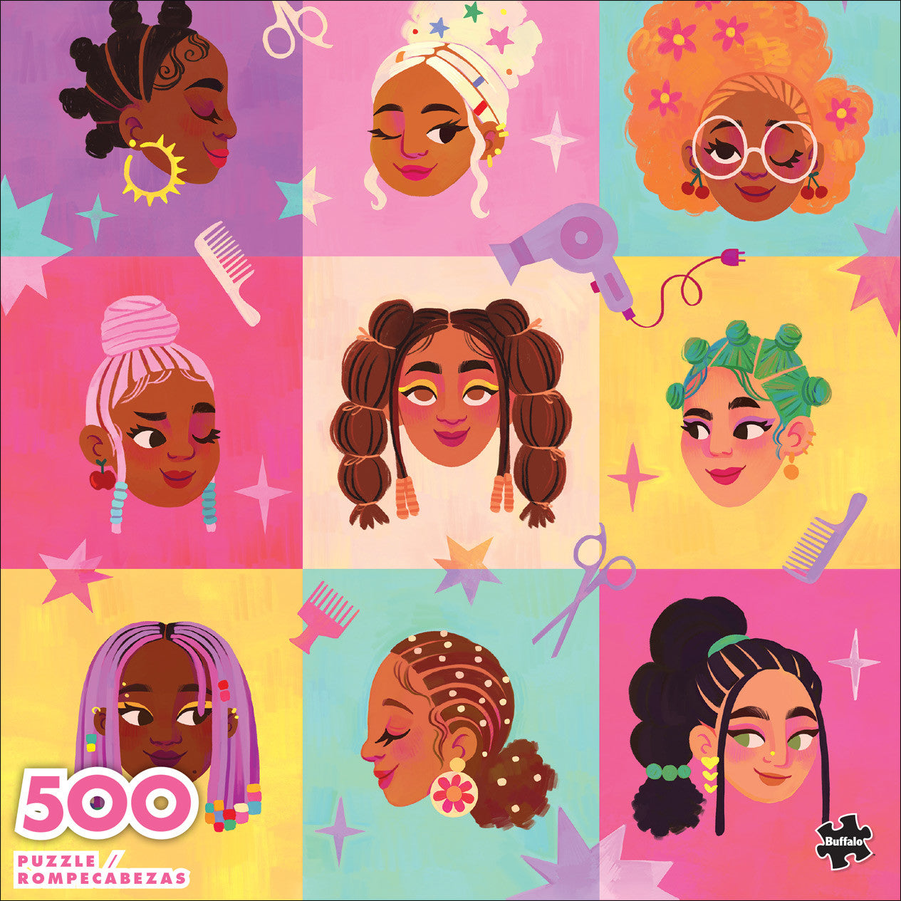 buffalo-games-don-t-touch-my-hair-puzzle-500-teile-frauen image 2