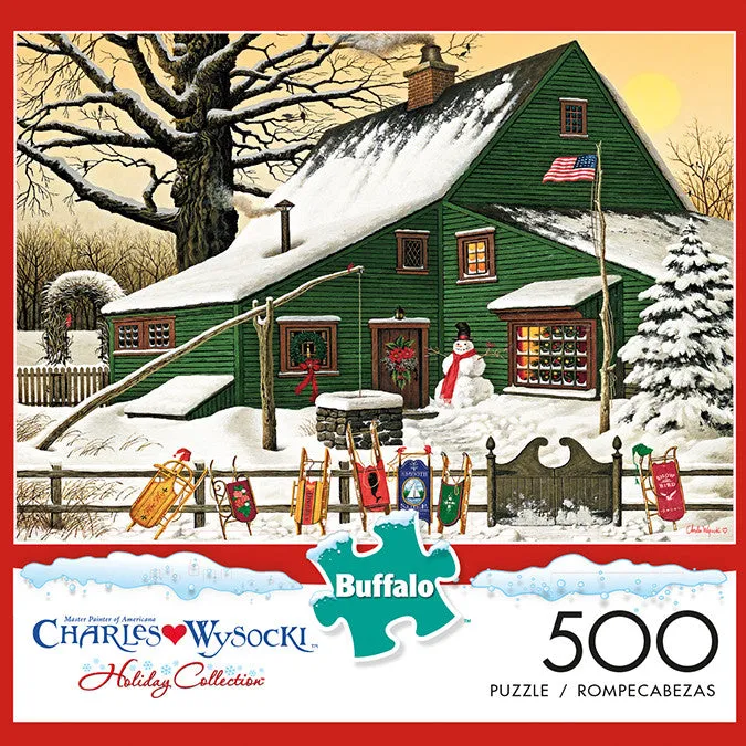 buffalo-games-cocoa-break-copperfields-500-teile-puzzle-winter image 1