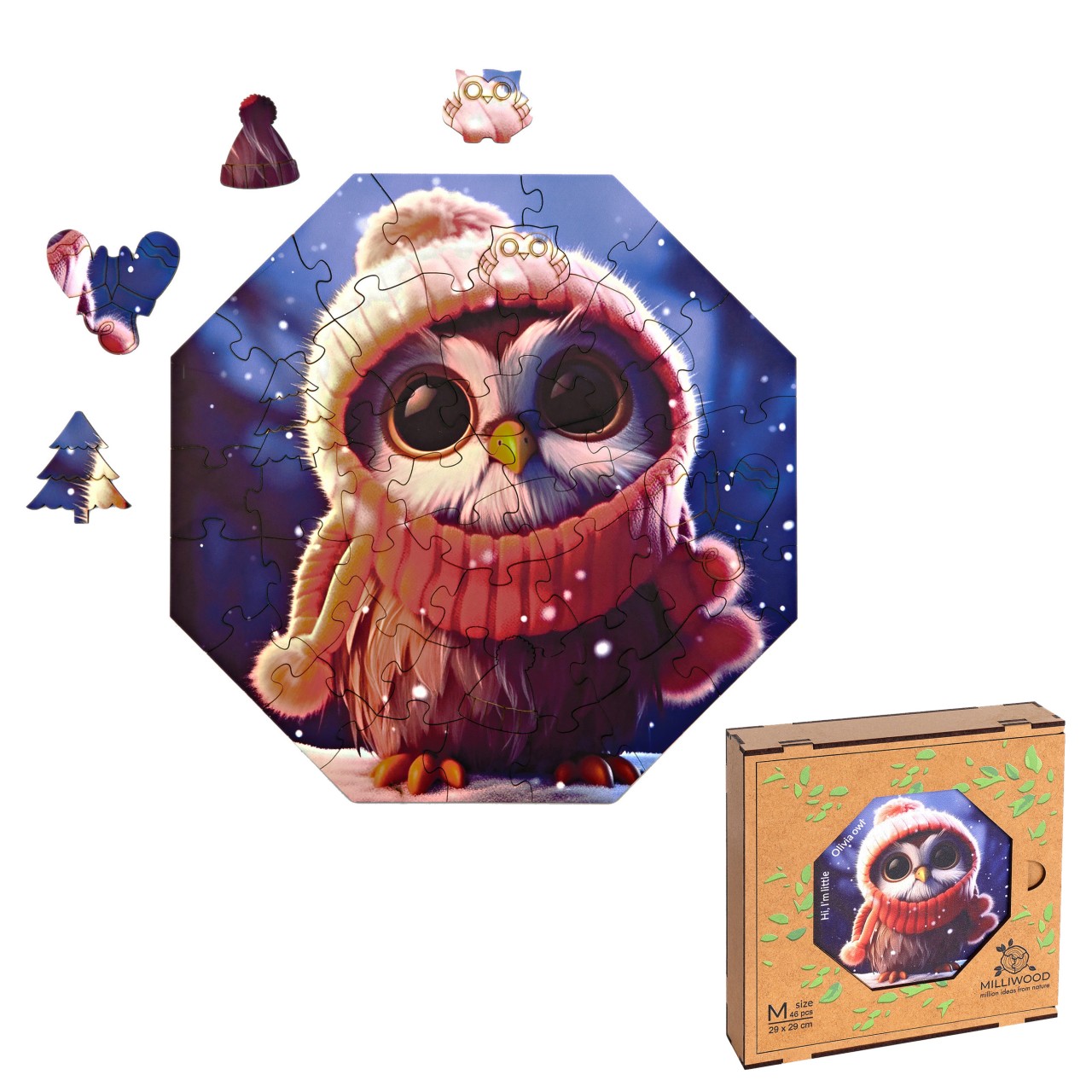 milliwood-hi-i-m-little-holzpuzzle-eule-olivia-46-teile image 6
