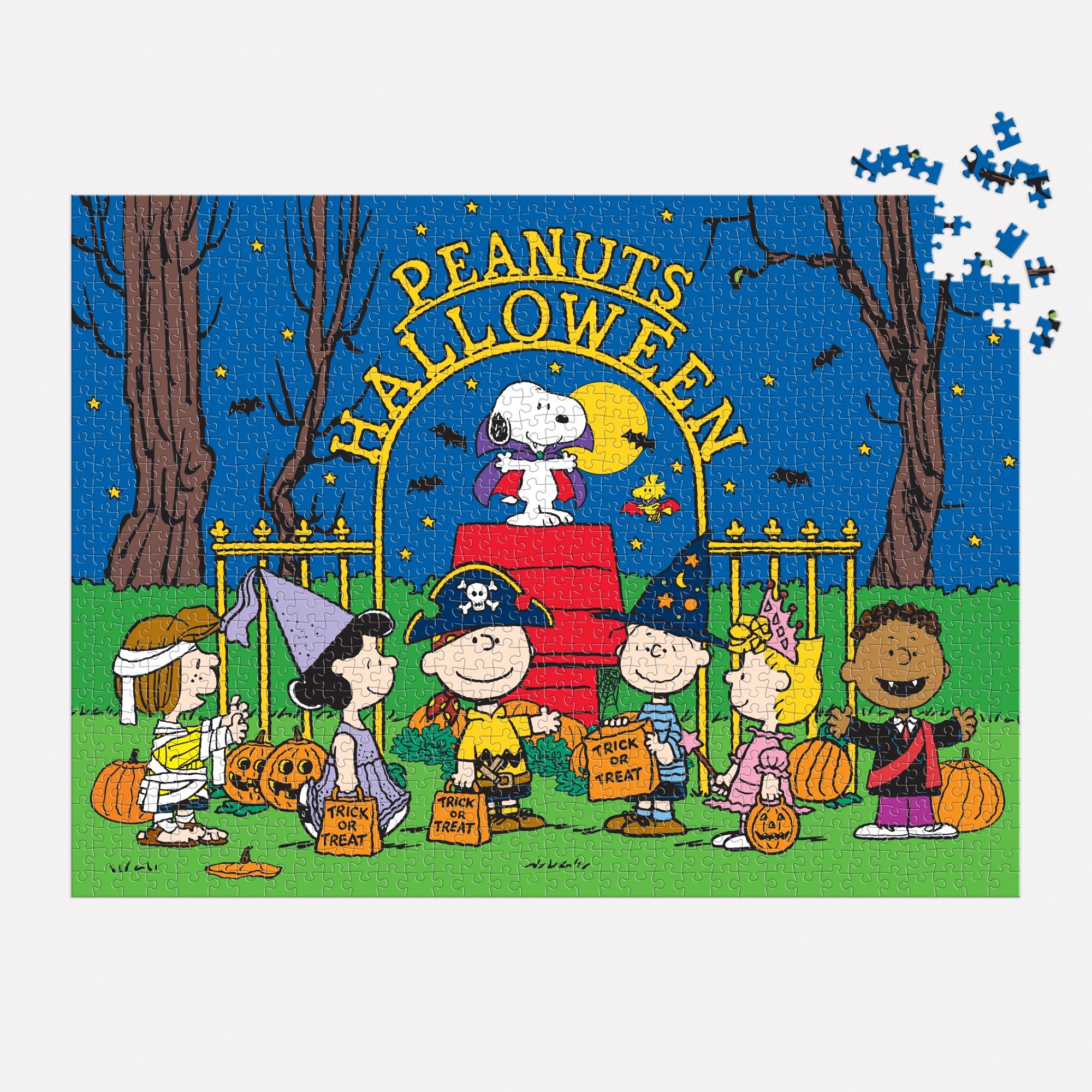 galison-peanuts-halloween-puzzle-1000-teile-68x50cm image 4