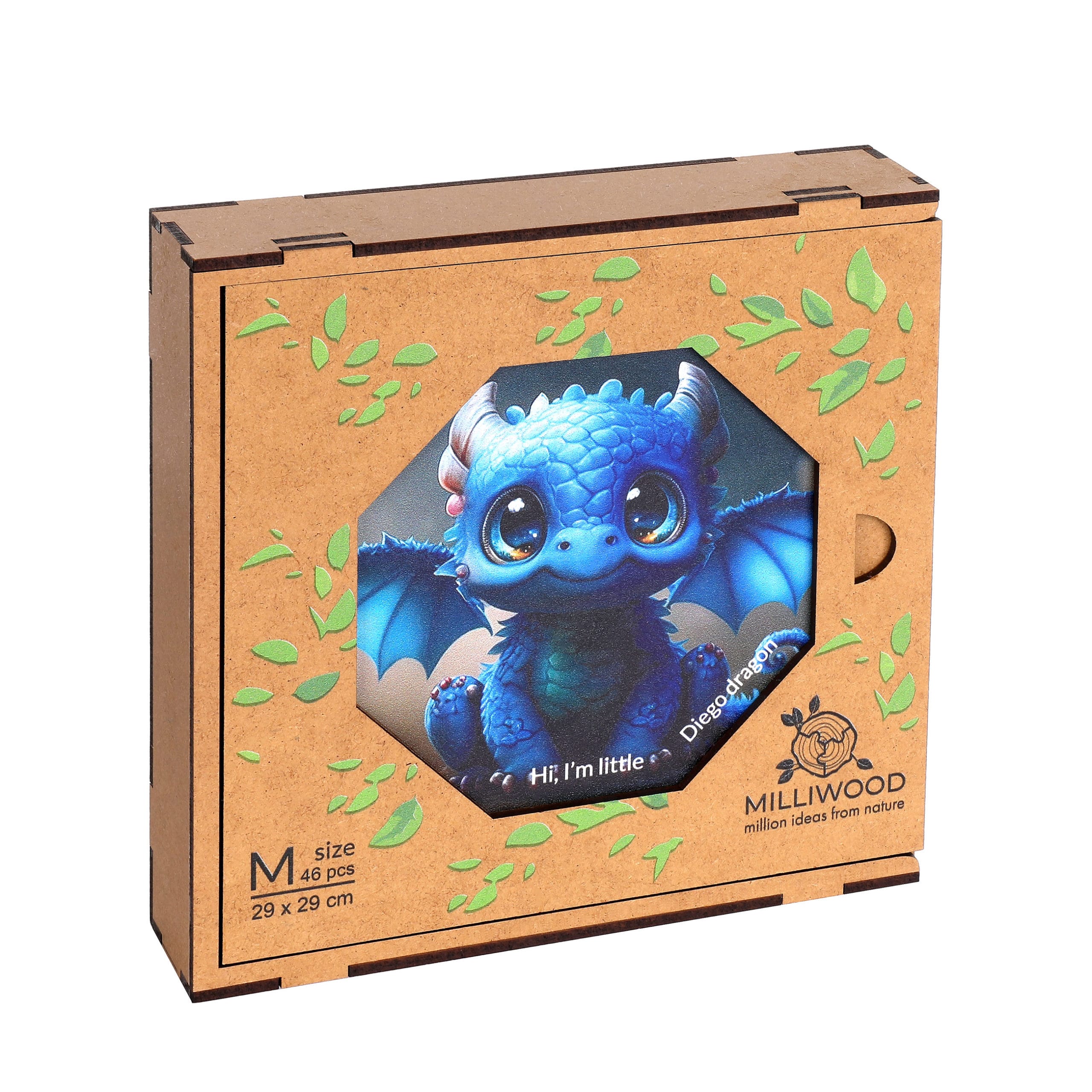 milliwood-hi-i-m-little-diego-dragon-holzpuzzle-46-teile-kinder image 6