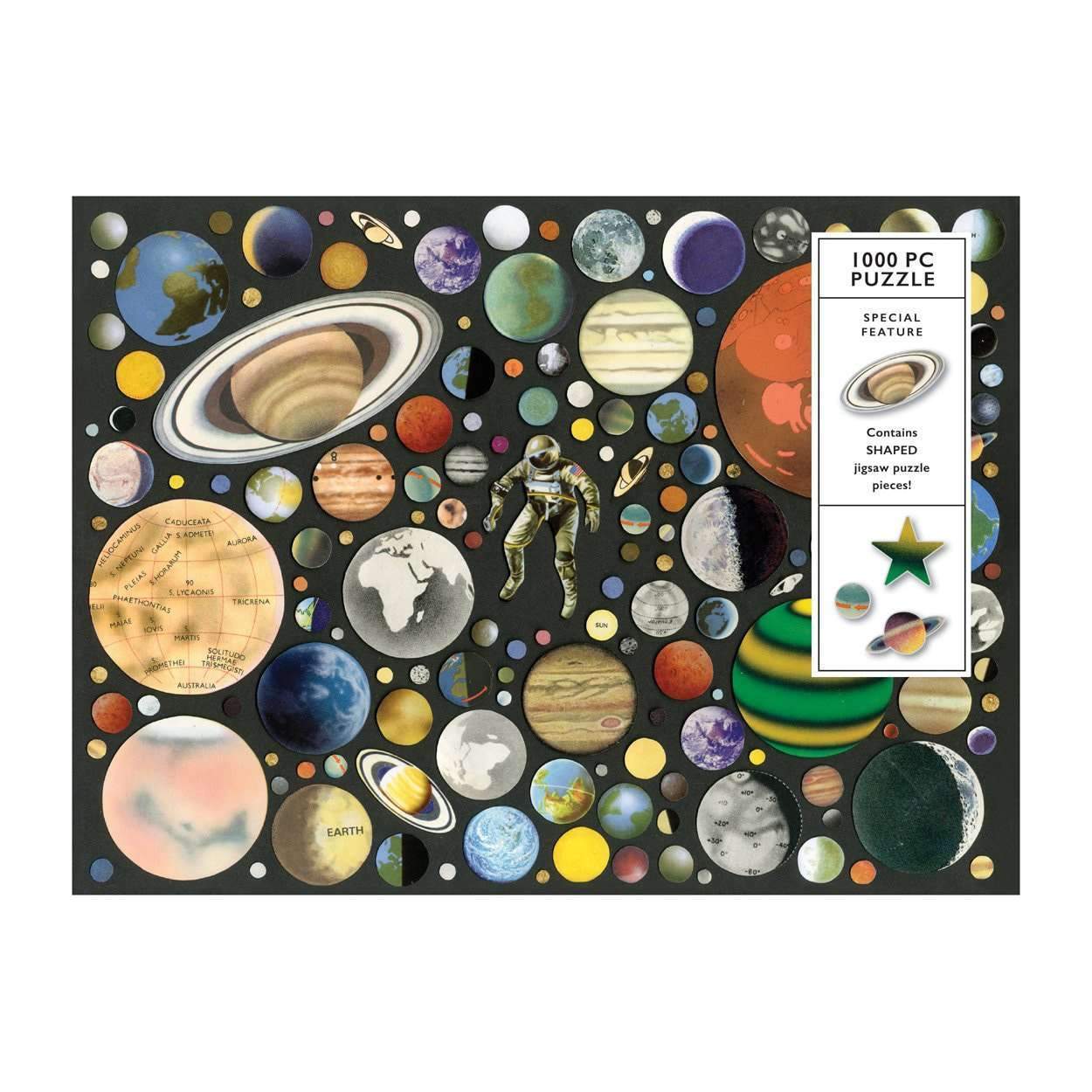 galison-ben-giles-zero-gravity-puzzle-1000-teile-mit-planetenformen image 2