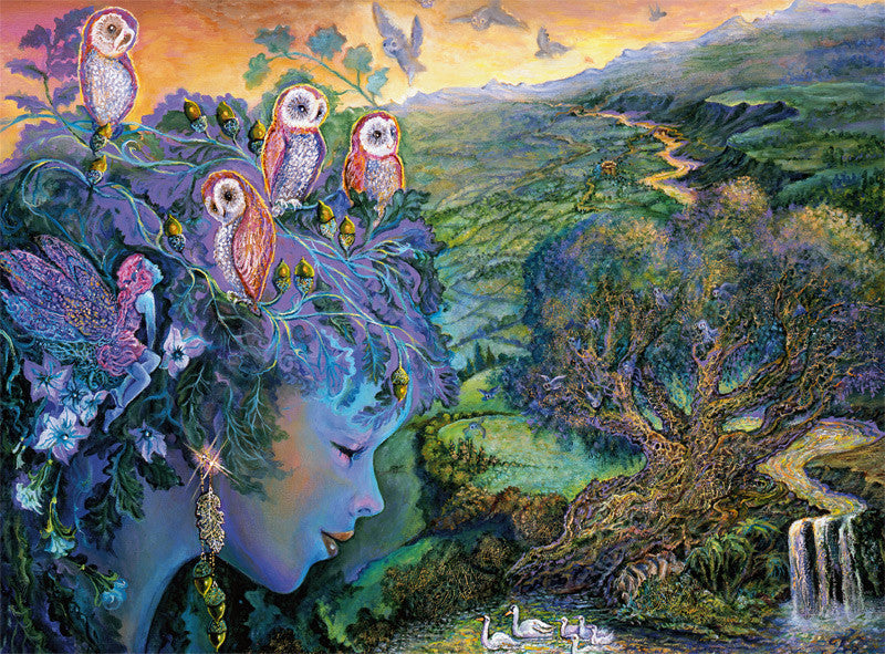 buffalo-games-josephine-wall-parliament-of-owls-puzzle-1000-teile-glitzer image 2